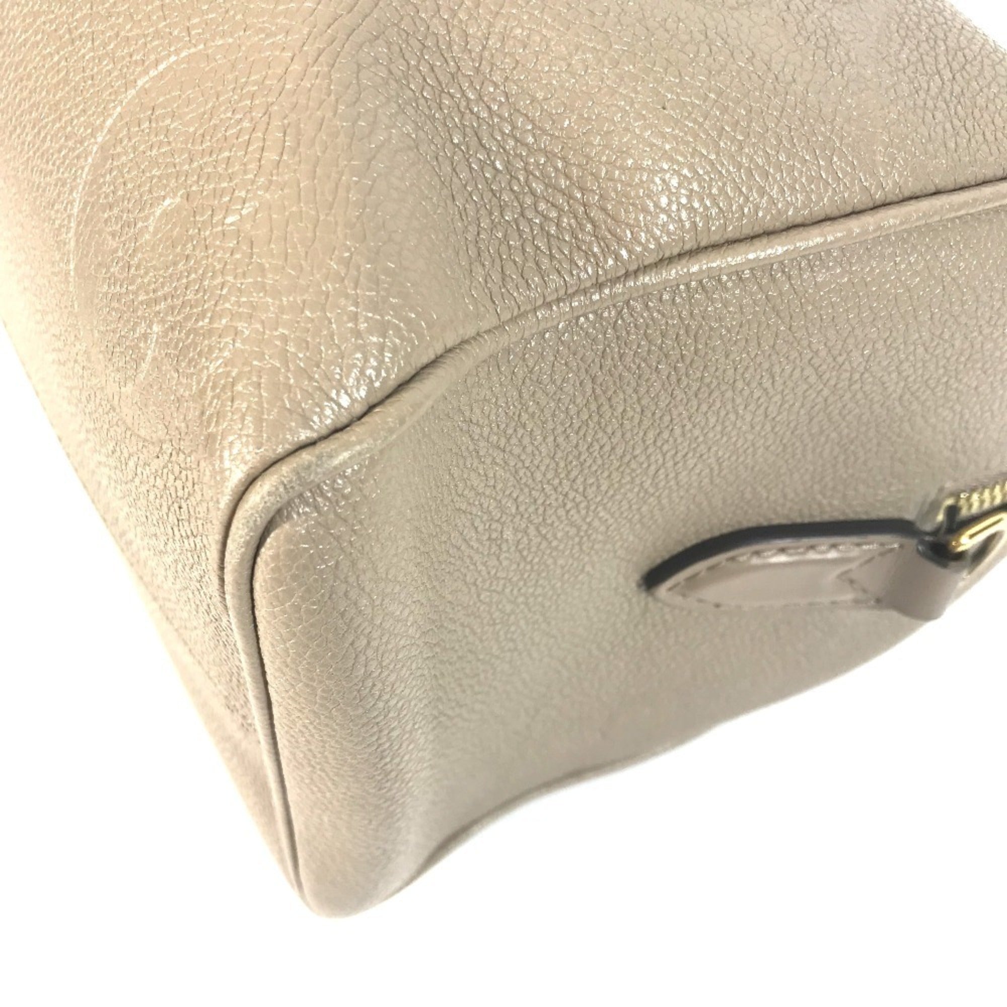 Louis Vuitton Beige Tourterelle Monogram Empreinte Boston Bag Handbag Shoulder Bag (Pre-Owned)