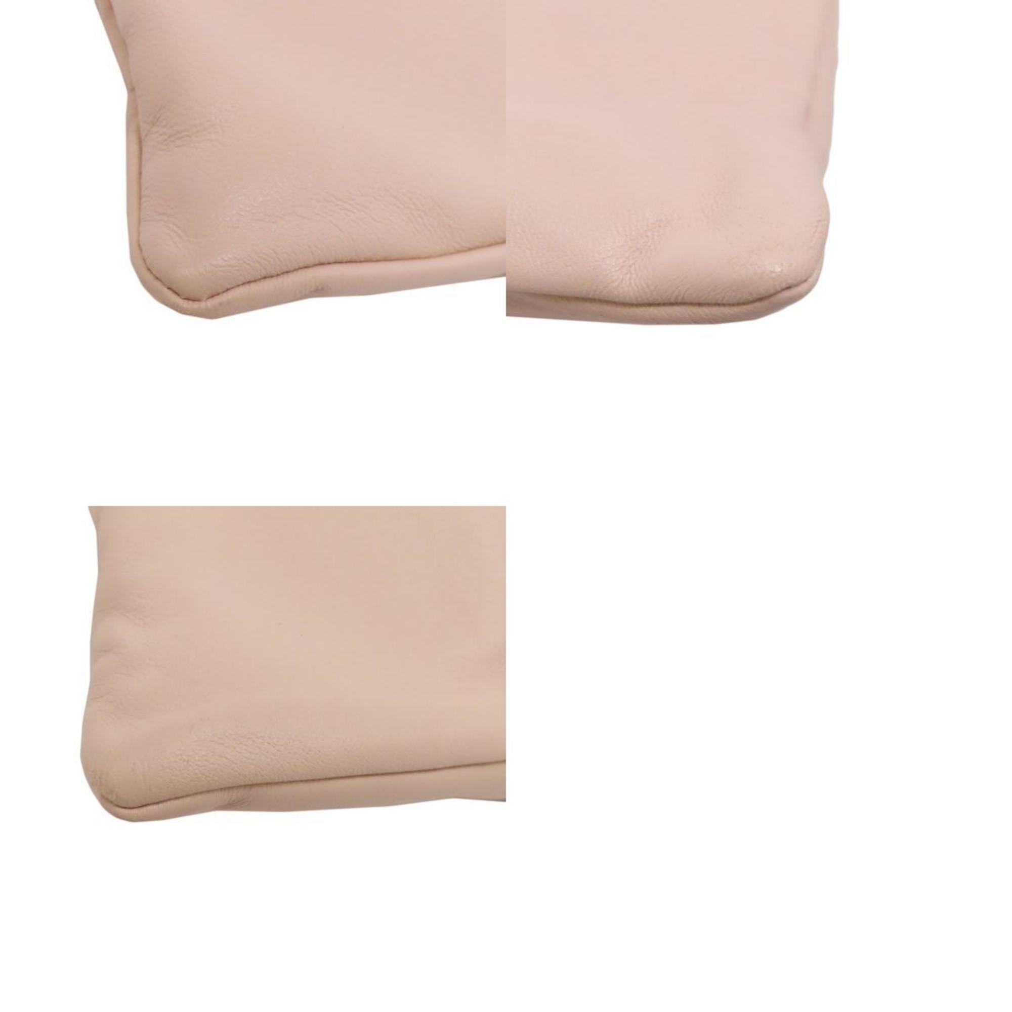 Fendi Pink Leather Shoulder Bag (Pre-Owned)