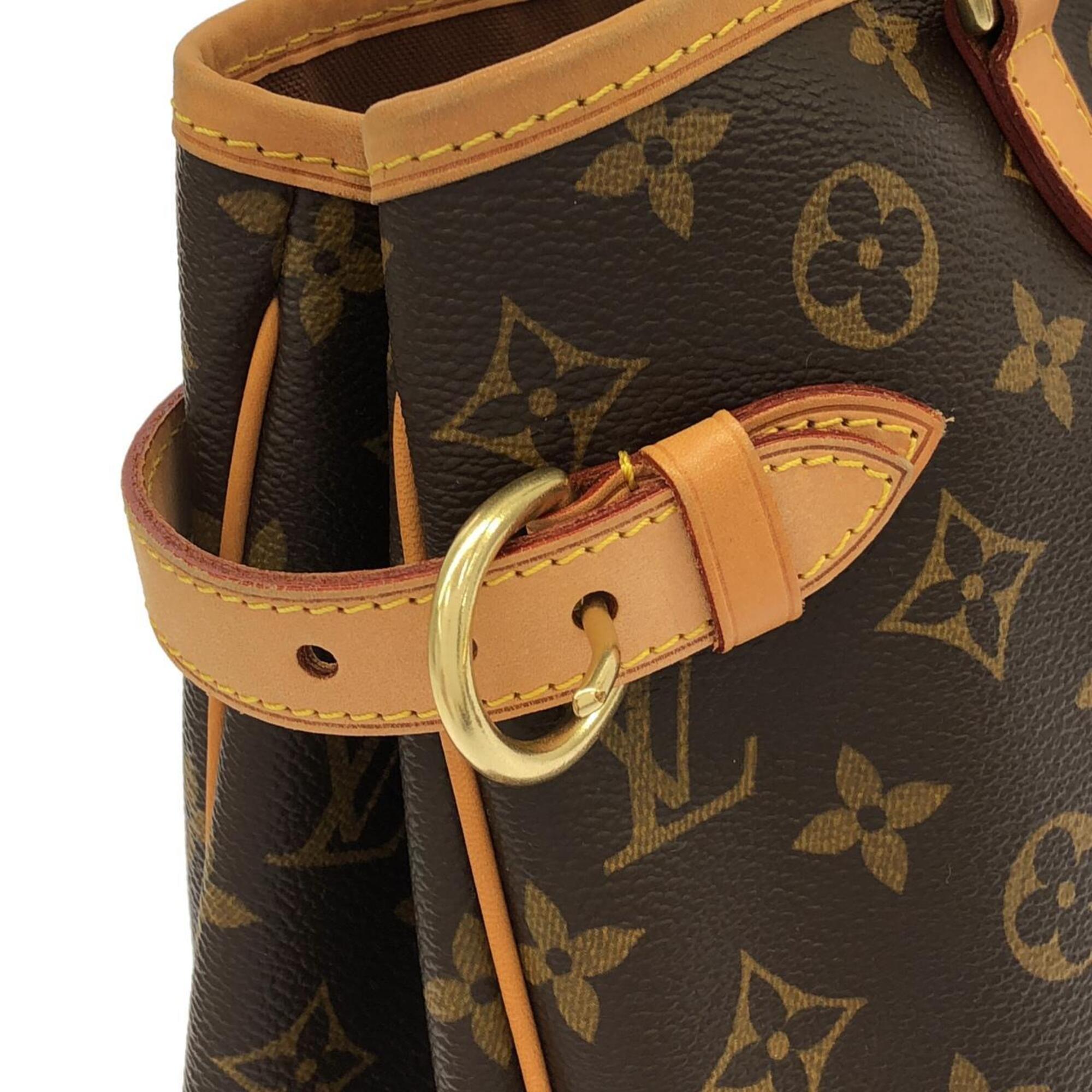 Louis Vuitton Marron Coated Canvas Handbag (Pre-Owned)