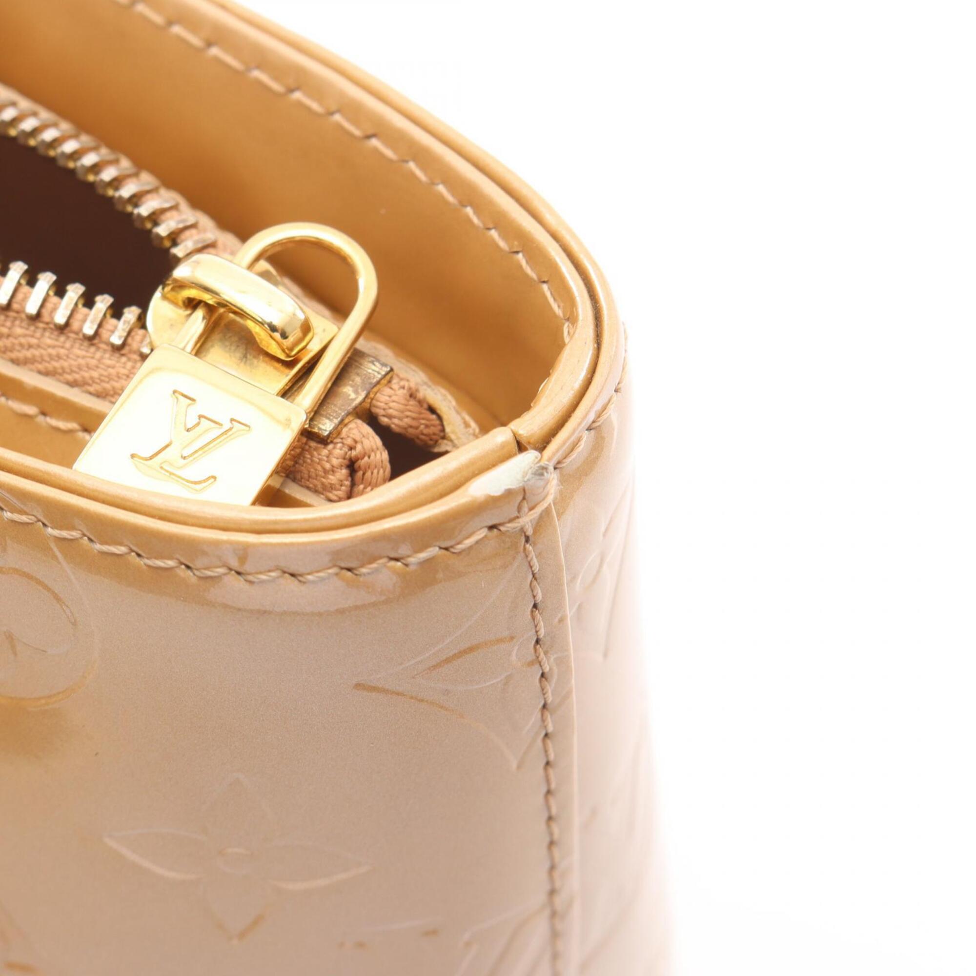 Louis Vuitton Monogram Vernis Beige Noisette Vernis Leather Handbag (Pre-Owned)