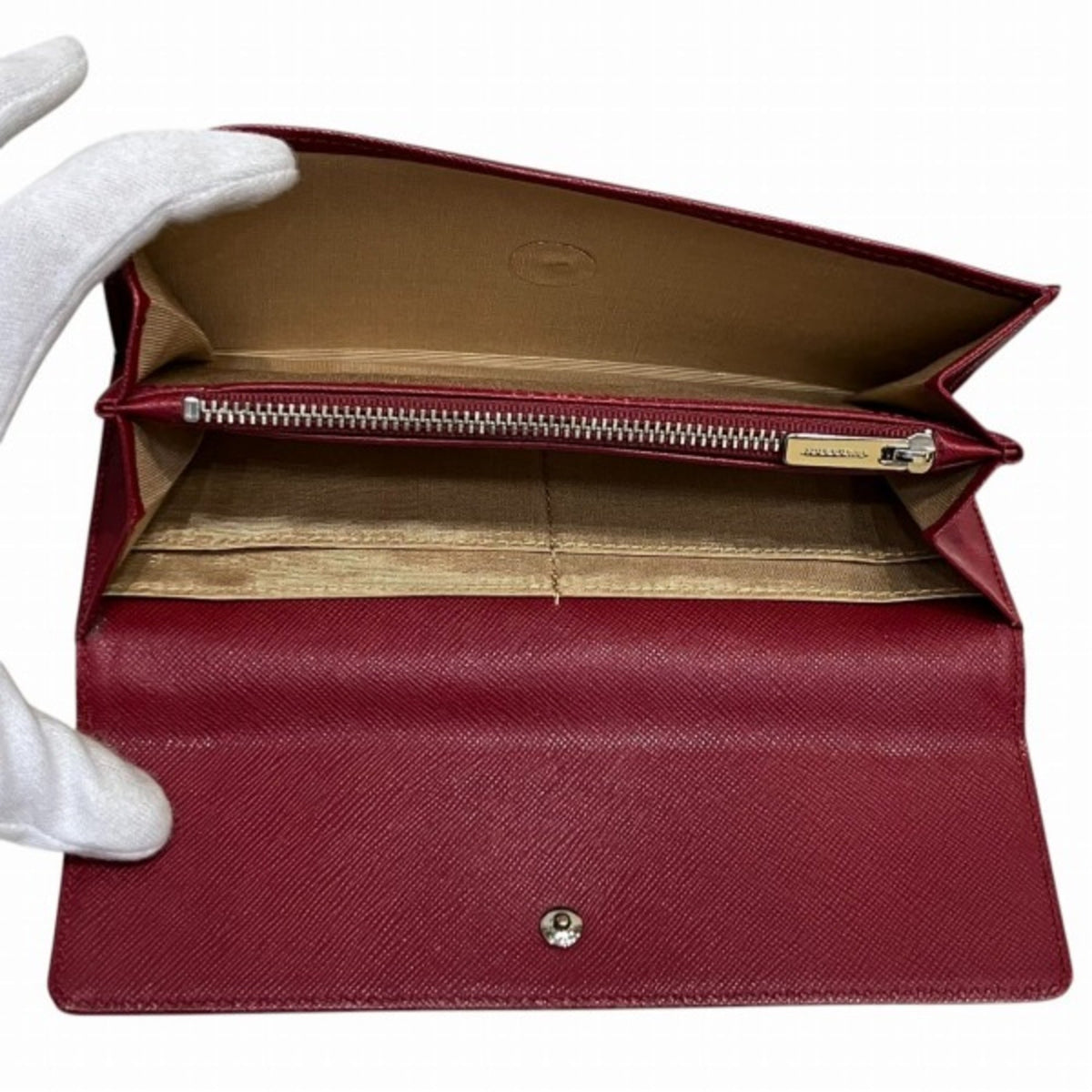 Burberry Multi-Color Leather Long Wallet (Bi-Fold) (Pre-Owned)