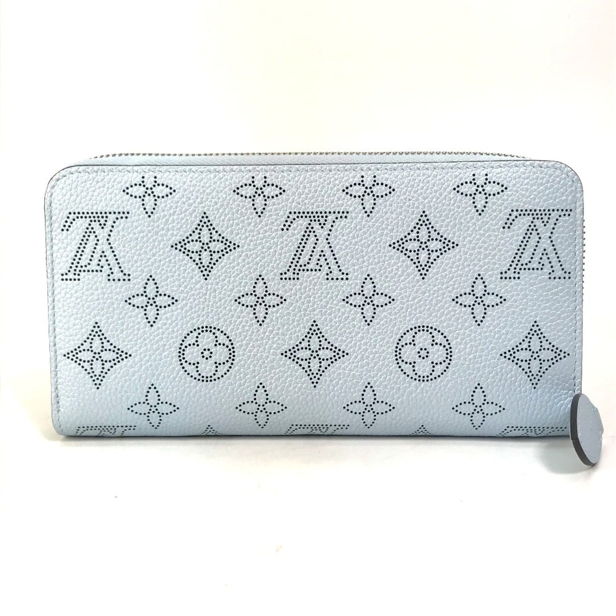 Louis Vuitton Mahina Blue Monogram Long Wallet (Bi-Fold) (Pre-Owned)