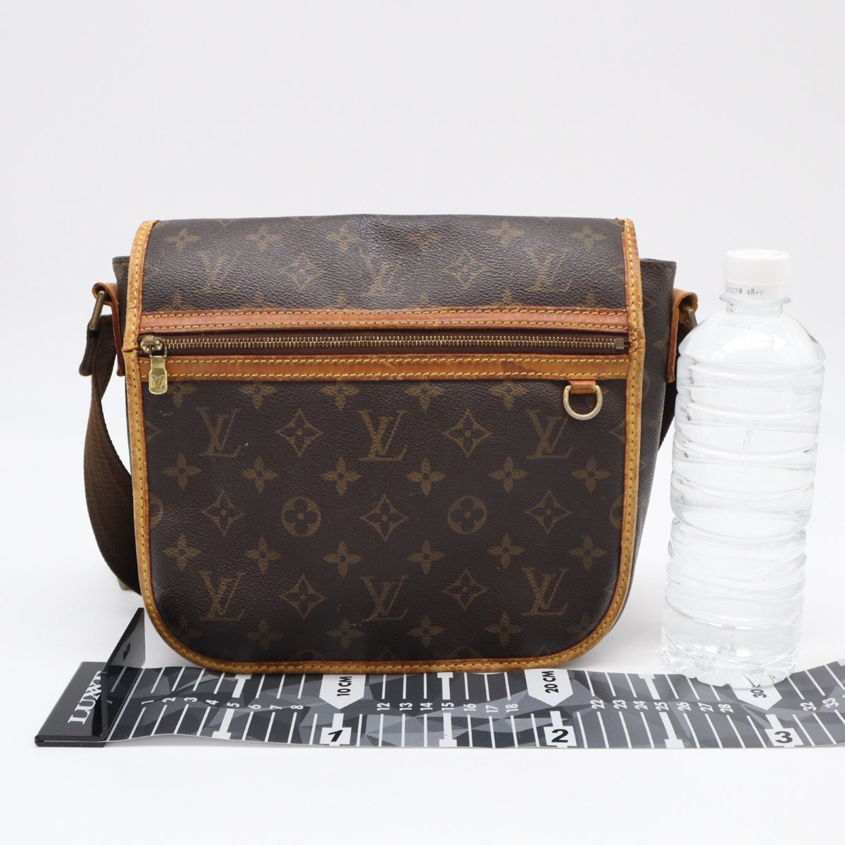 Louis Vuitton Beige Brown Monogram Shoulder Bag (Pre-Owned)
