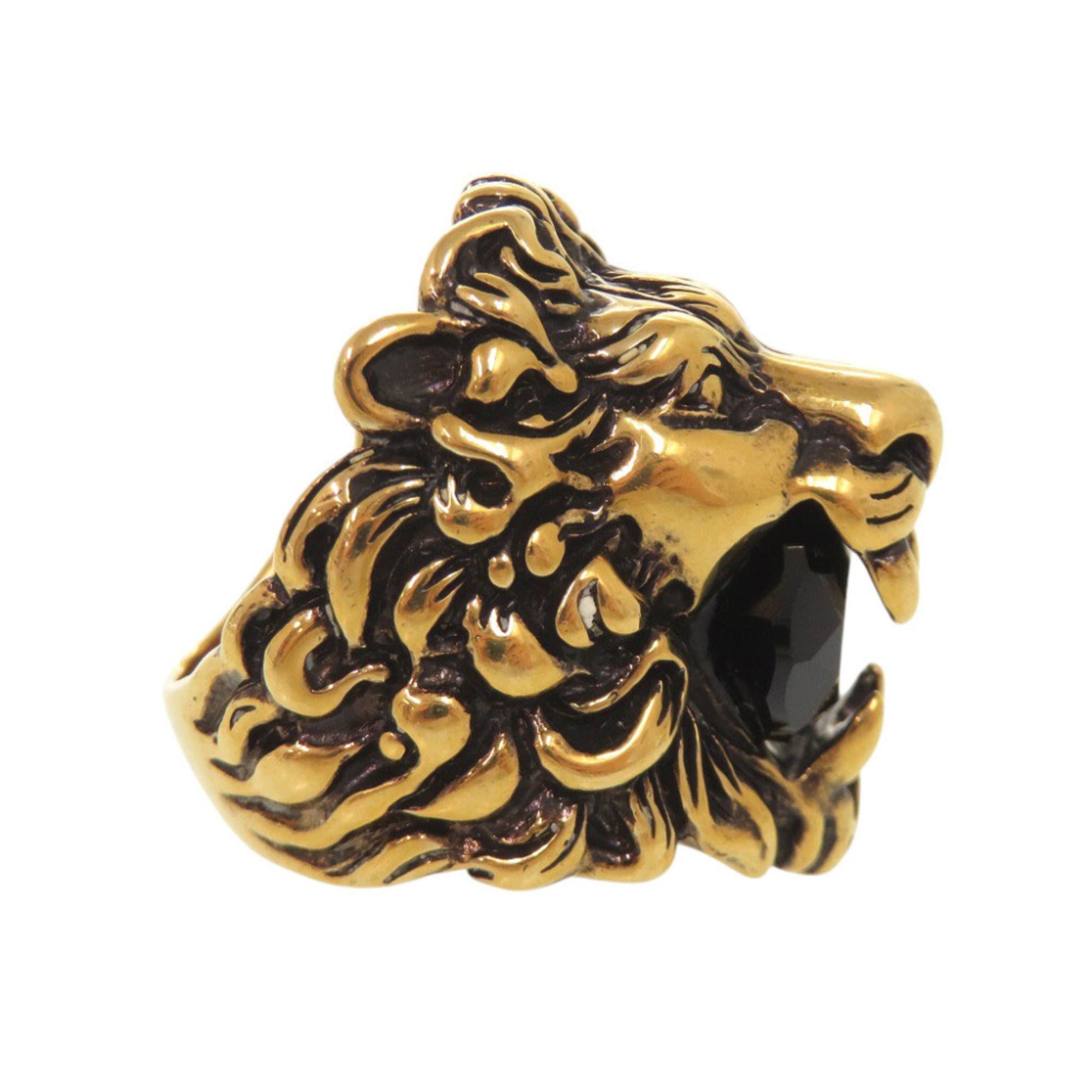 Gucci Gold Metal Band Ring (Pre-Owned)