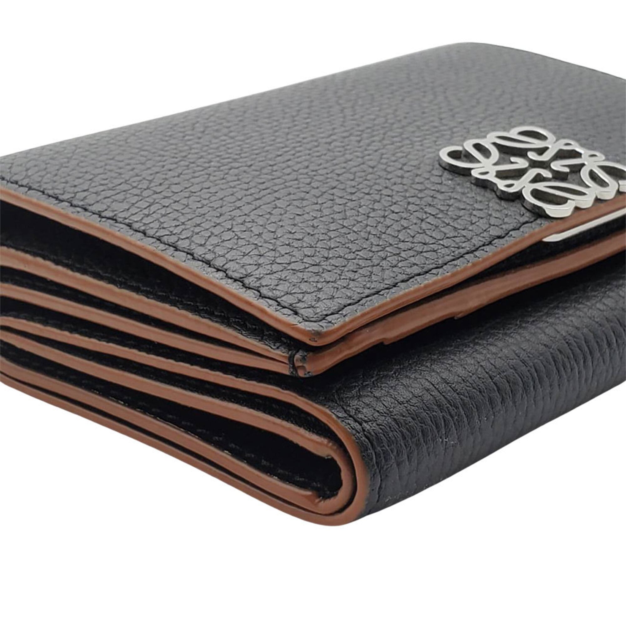 Loewe Black Leather Wallet (Tri-Fold) (Pre-Owned)