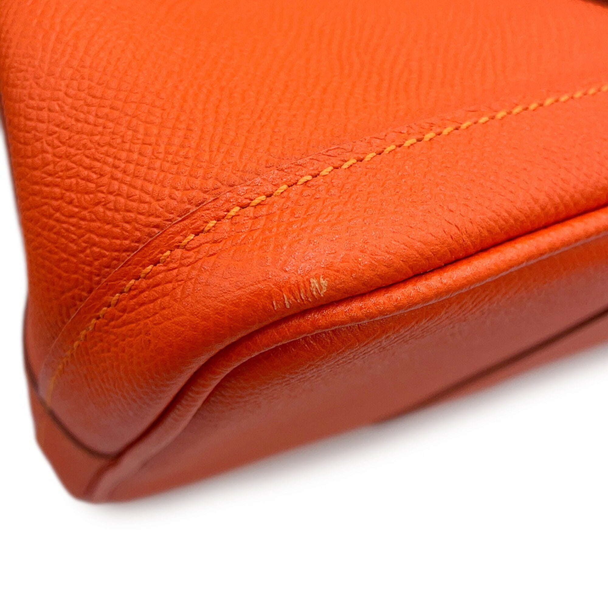 Hermes Garden Feu Epsom Leather Handbag Tote Bag (Pre-Owned)