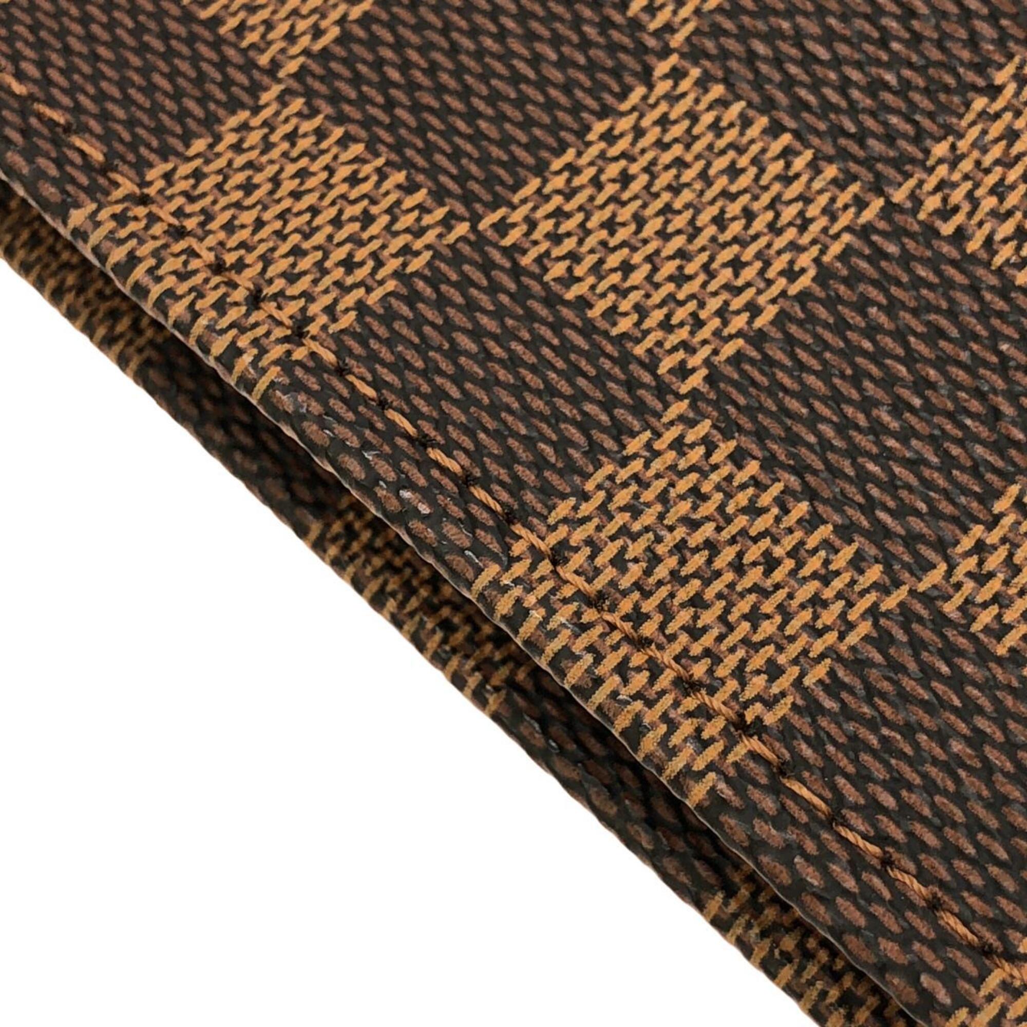 Louis Vuitton Damier Ebene Coated Canvas Pouch (Pre-Owned)