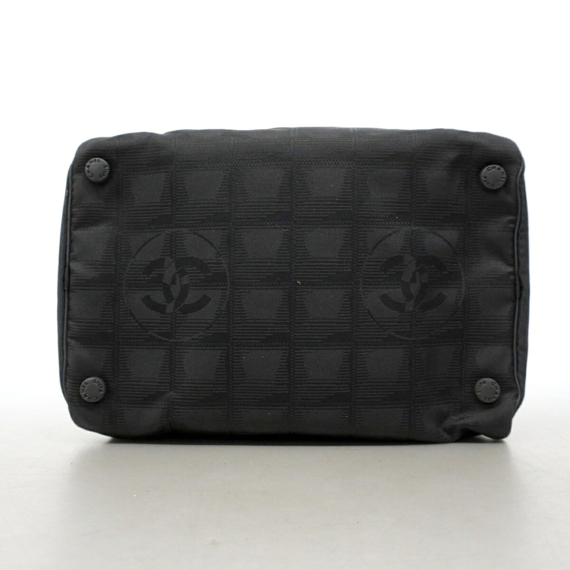 Chanel Black Nylon Vanity Bag (Pre-Owned)