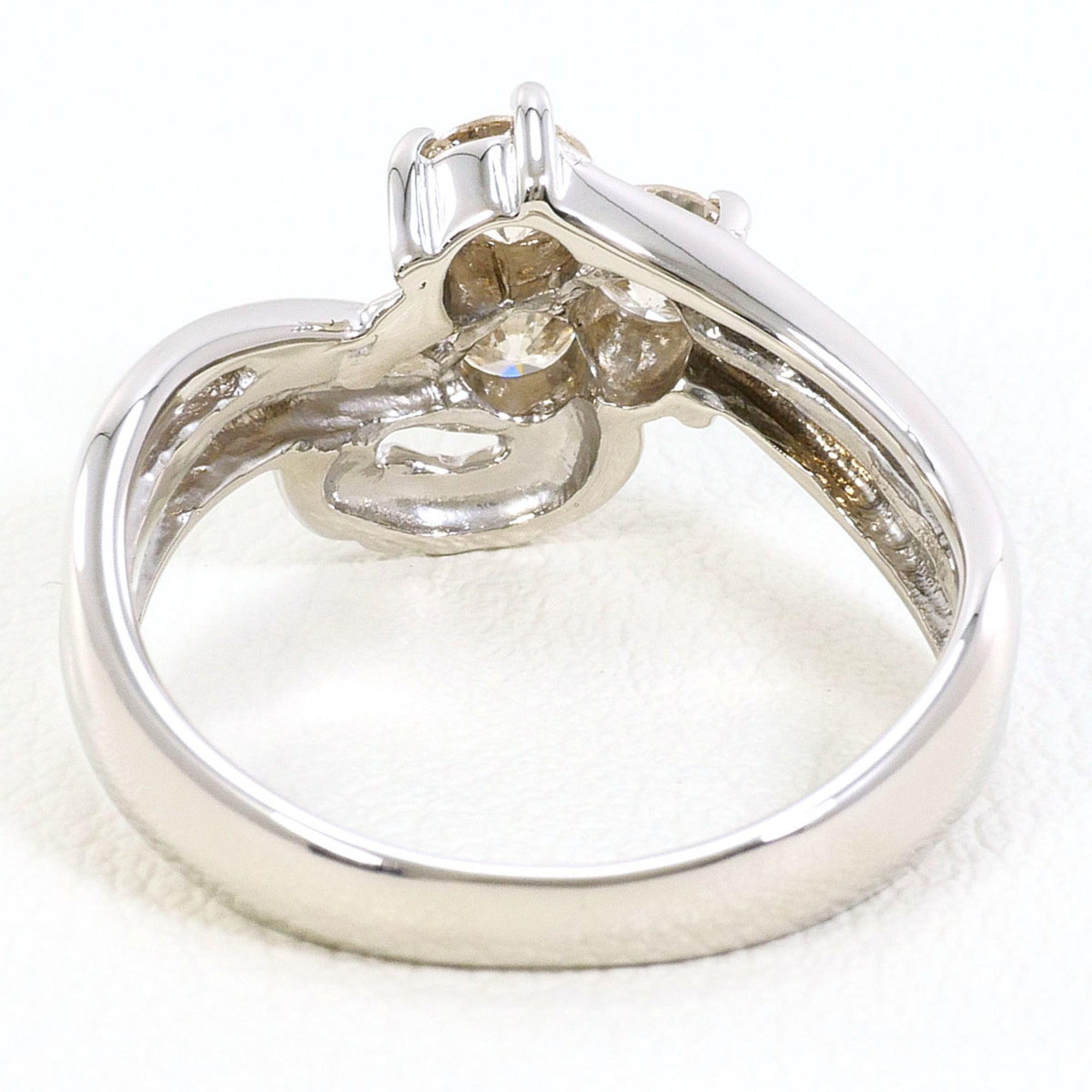 Unbranded Brown Platinum Platinum 900 Band Ring (Pre-Owned)