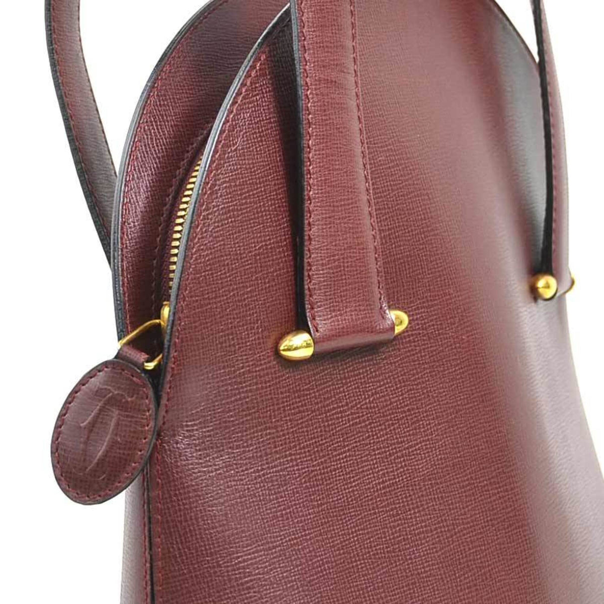 Cartier Leather Handbag (Pre-Owned)