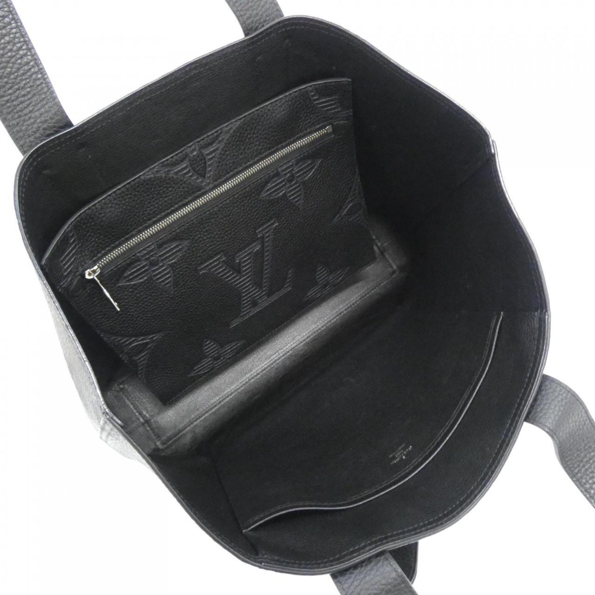 Louis Vuitton Black Leather Handbag Pouch (Pre-Owned)