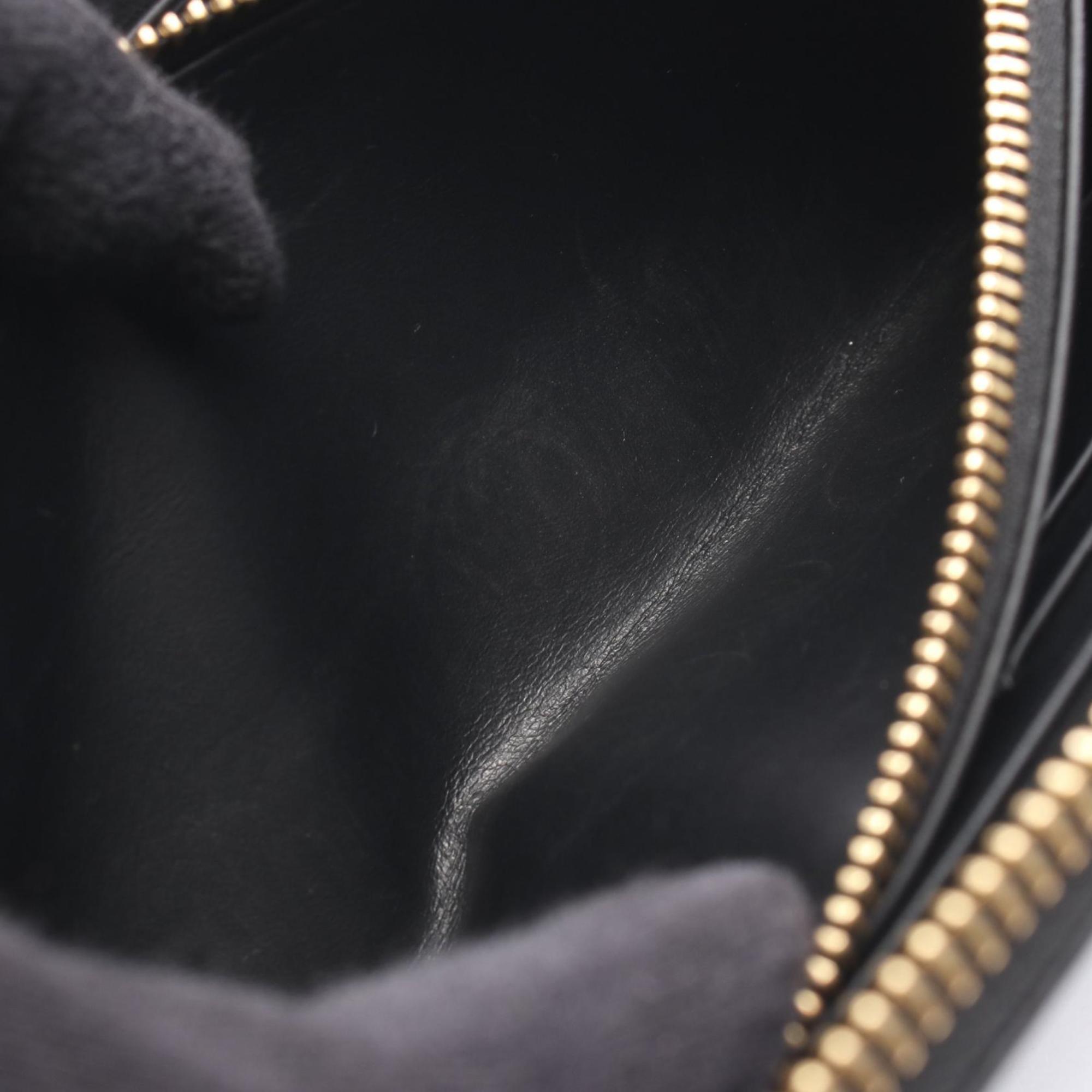 Loewe Black Leather Long Wallet (Bi-Fold) (Pre-Owned)