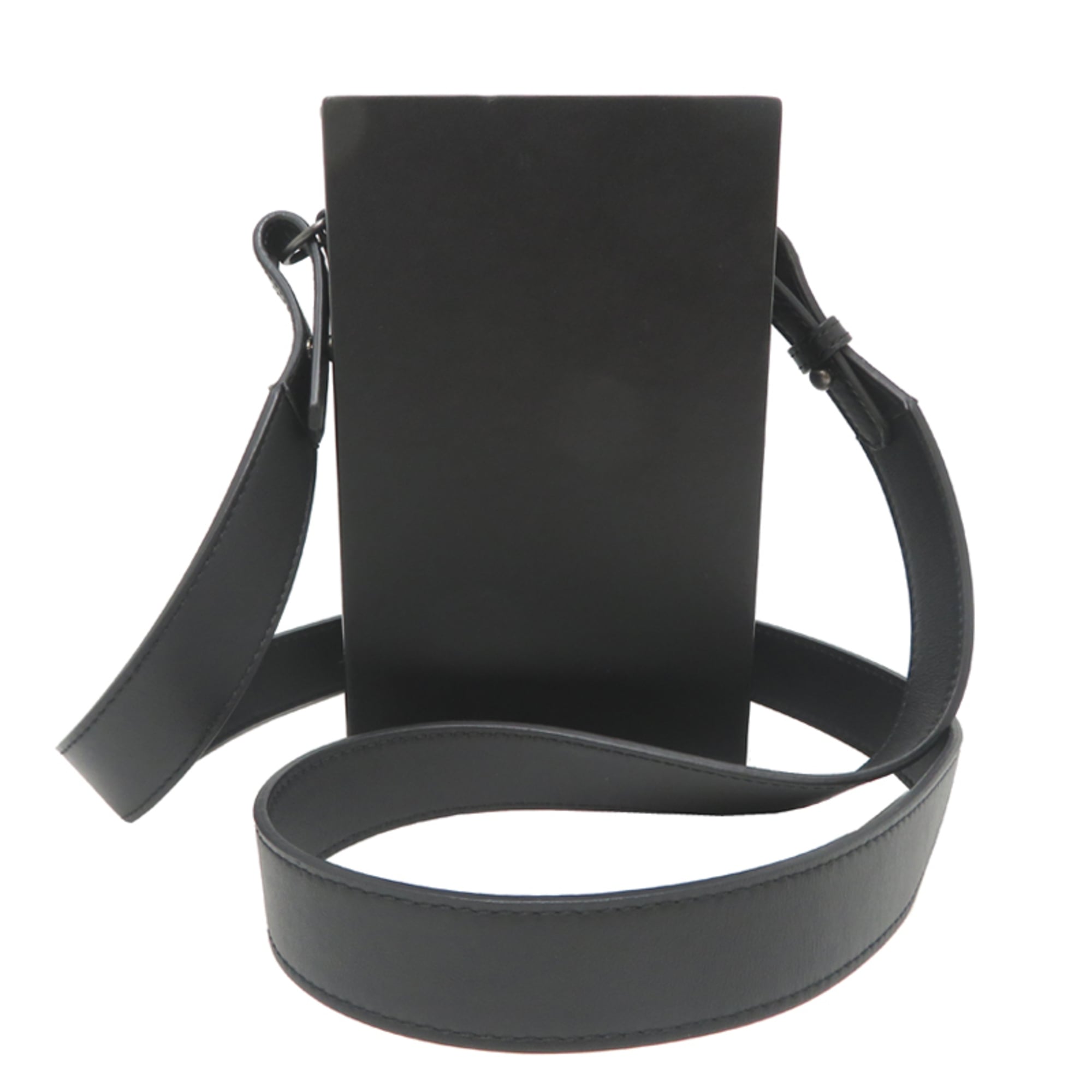 Fendi Black Leather Shoulder Bag (Pre-Owned)