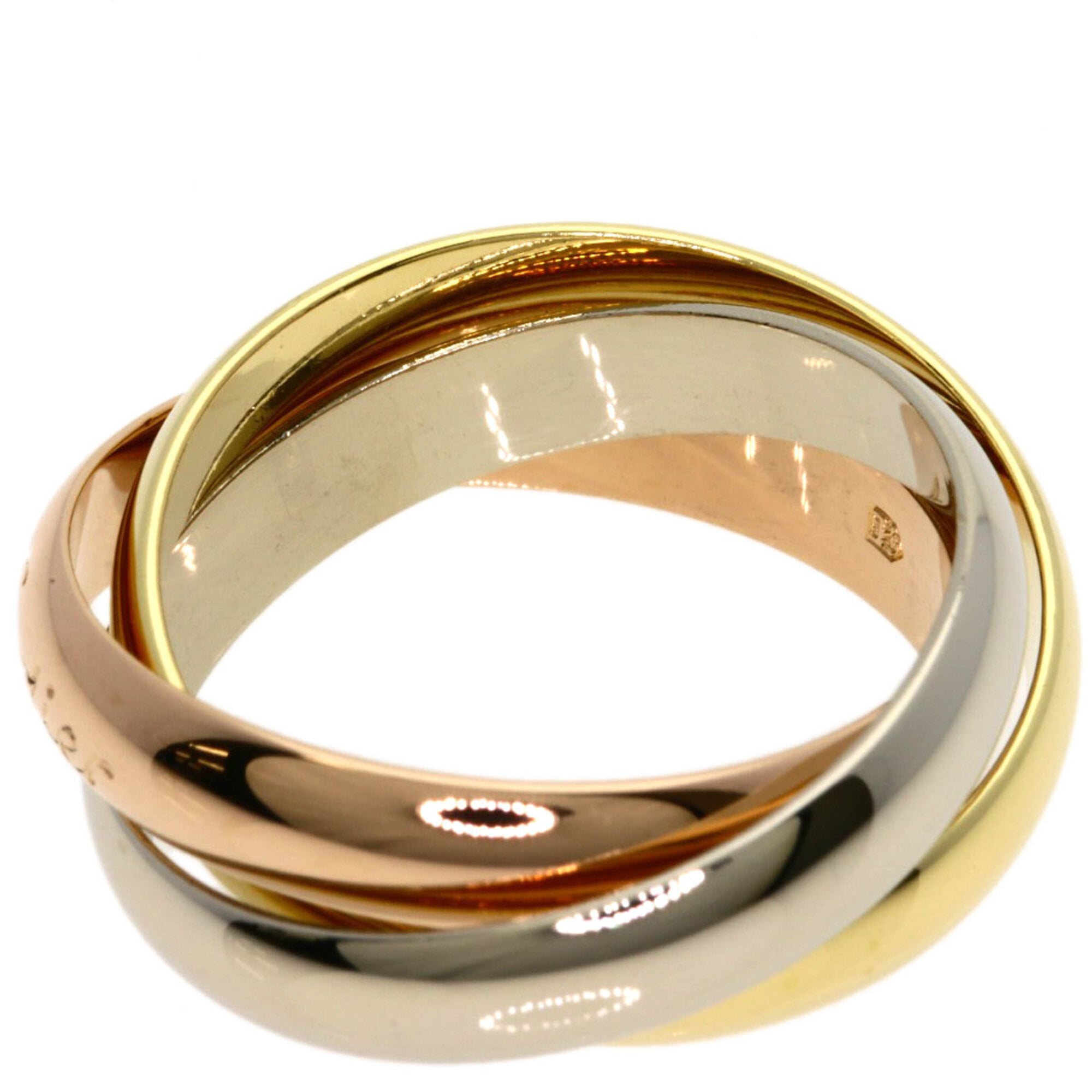 Cartier Yellow Gold (18K) Pink Gold (18K) White Gold (18K) Band Ring (Pre-Owned)