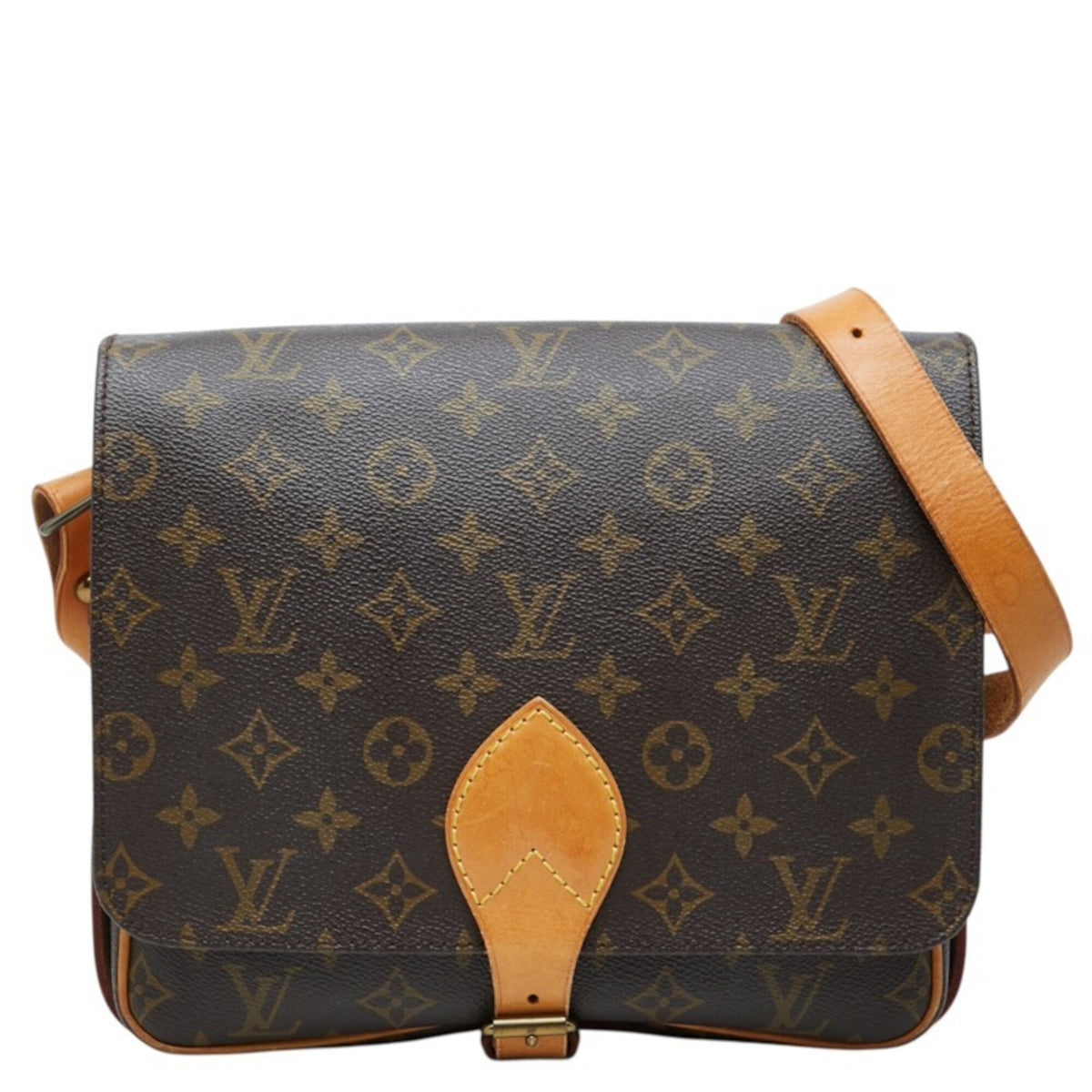 Louis Vuitton Brown Pvc Leather Shoulder Bag (Pre-Owned)