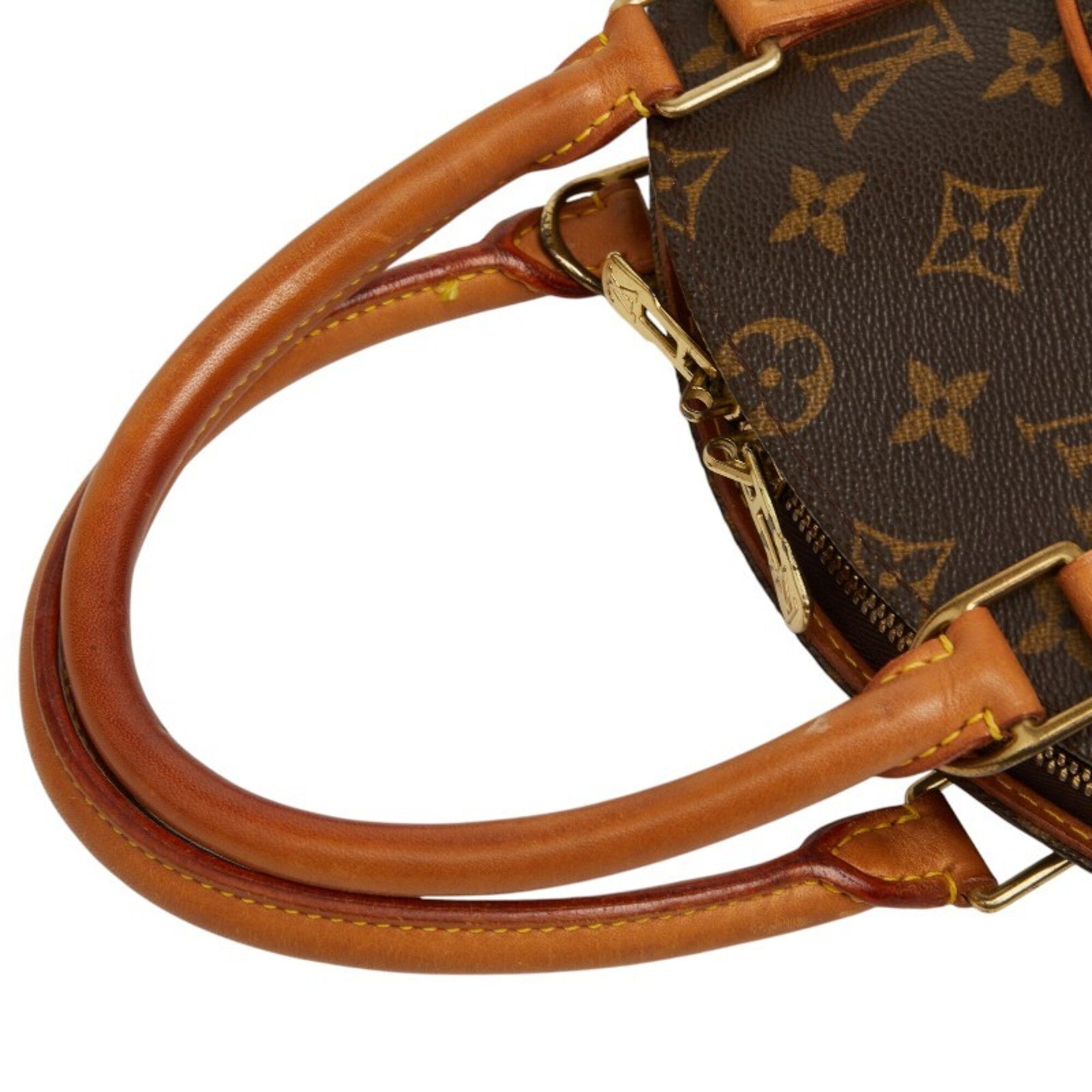 Louis Vuitton Brown Pvc Leather Handbag (Pre-Owned)