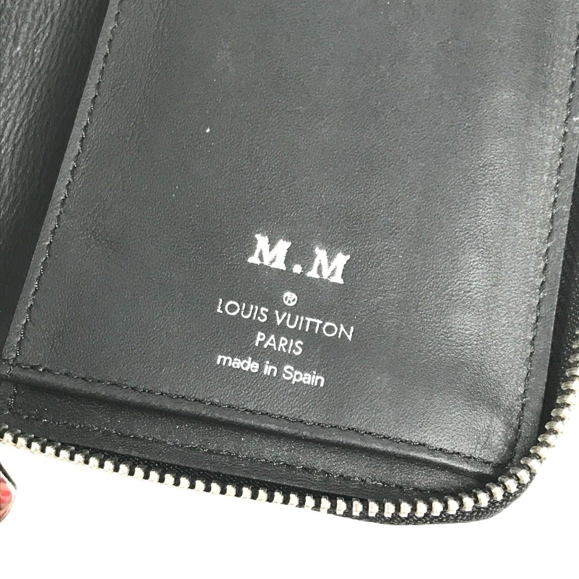 Louis Vuitton Black Noir Long Wallet (Bi-Fold) (Pre-Owned)