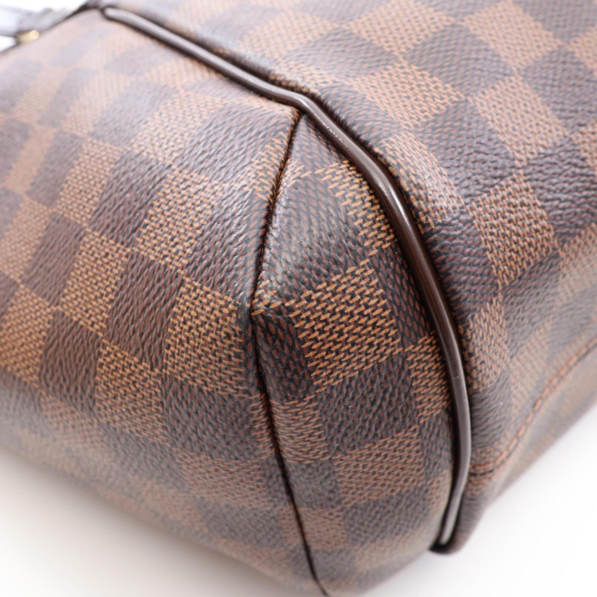 Louis Vuitton Brown Ebene Coated Canvas Pvc Damier Canvas Leather Handbag Tote Bag (Pre-Owned)