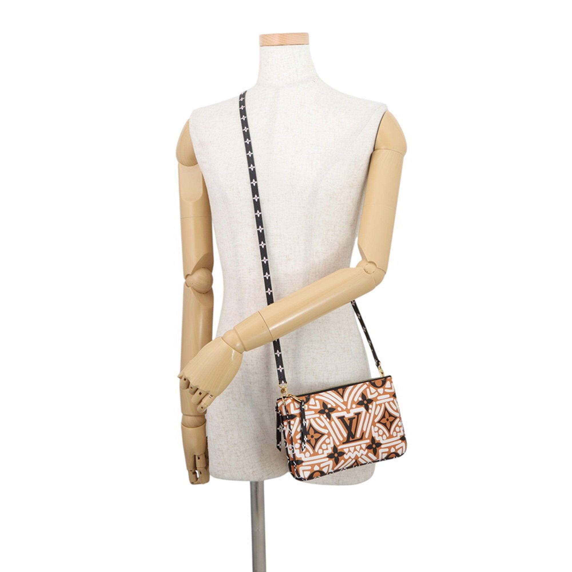 Louis Vuitton Monogram Gold Monogram Handbag Pochette Shoulder Bag (Pre-Owned)