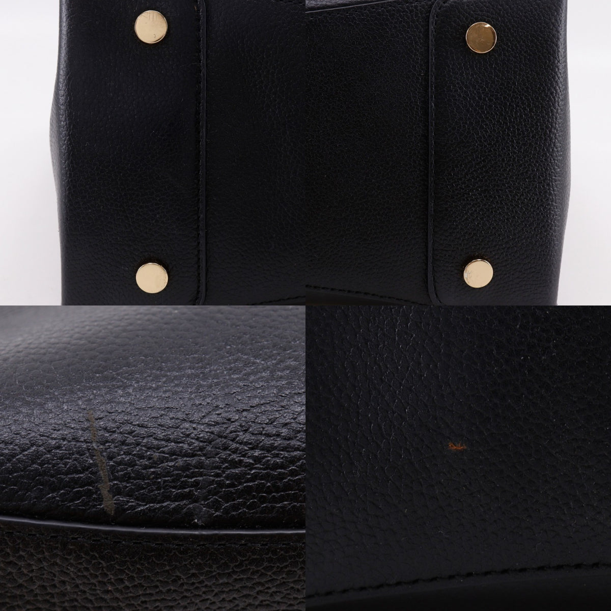 Michael Kors Black Leather Tote Bag (Pre-Owned)