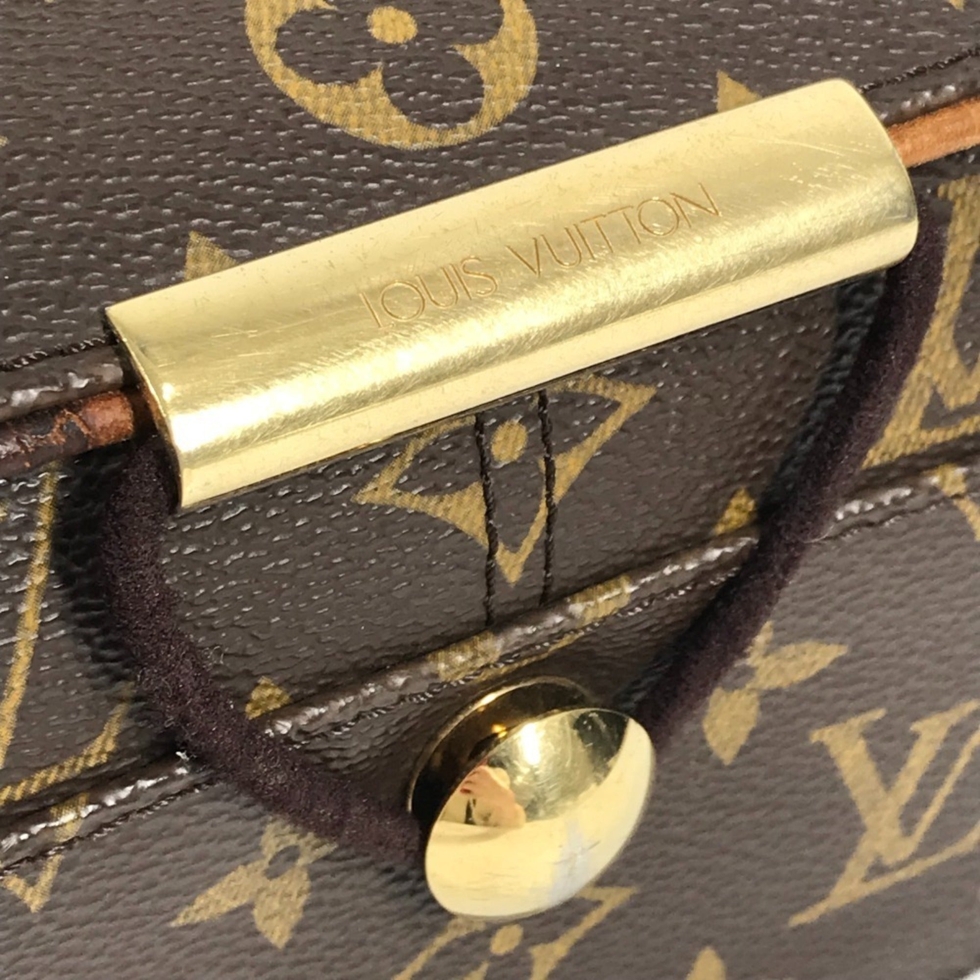 Louis Vuitton Brown Monogram Canvas Messenger Bag Shoulder Bag (Pre-Owned)