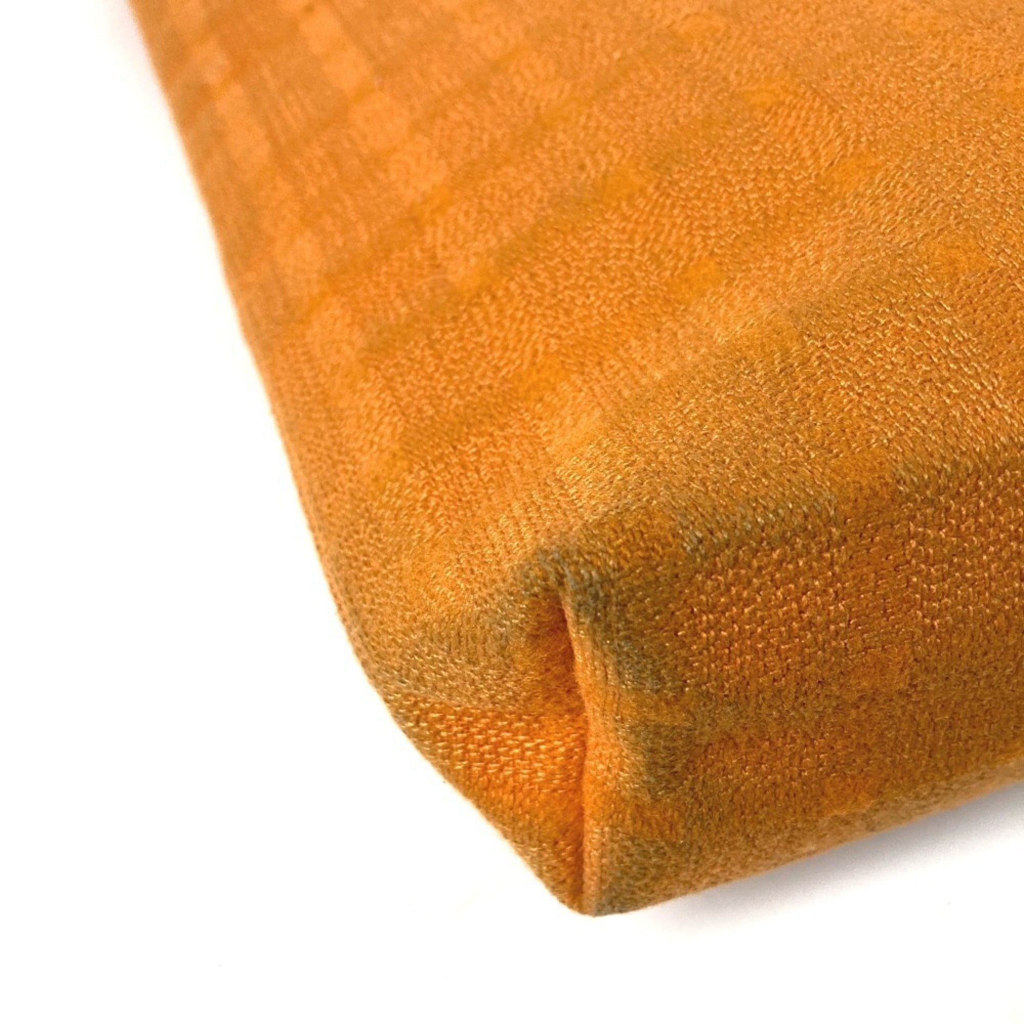 Hermes Orange Cotton Shoulder Bag Tote Bag (Pre-Owned)