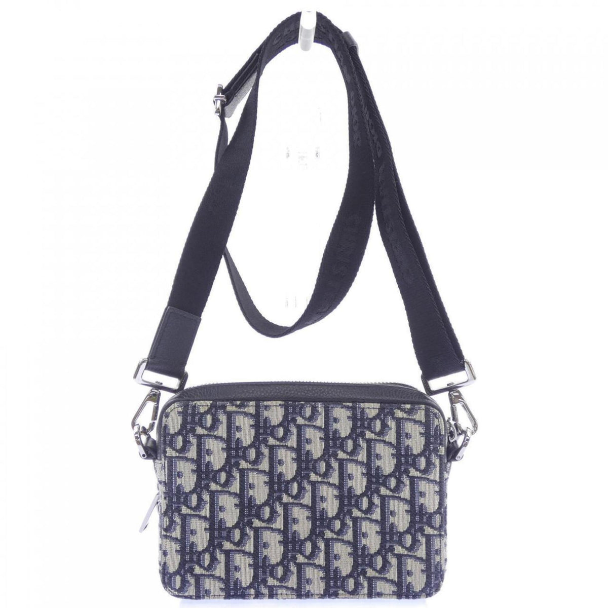 Christian Dior Beige Navy Handbag (Pre-Owned)
