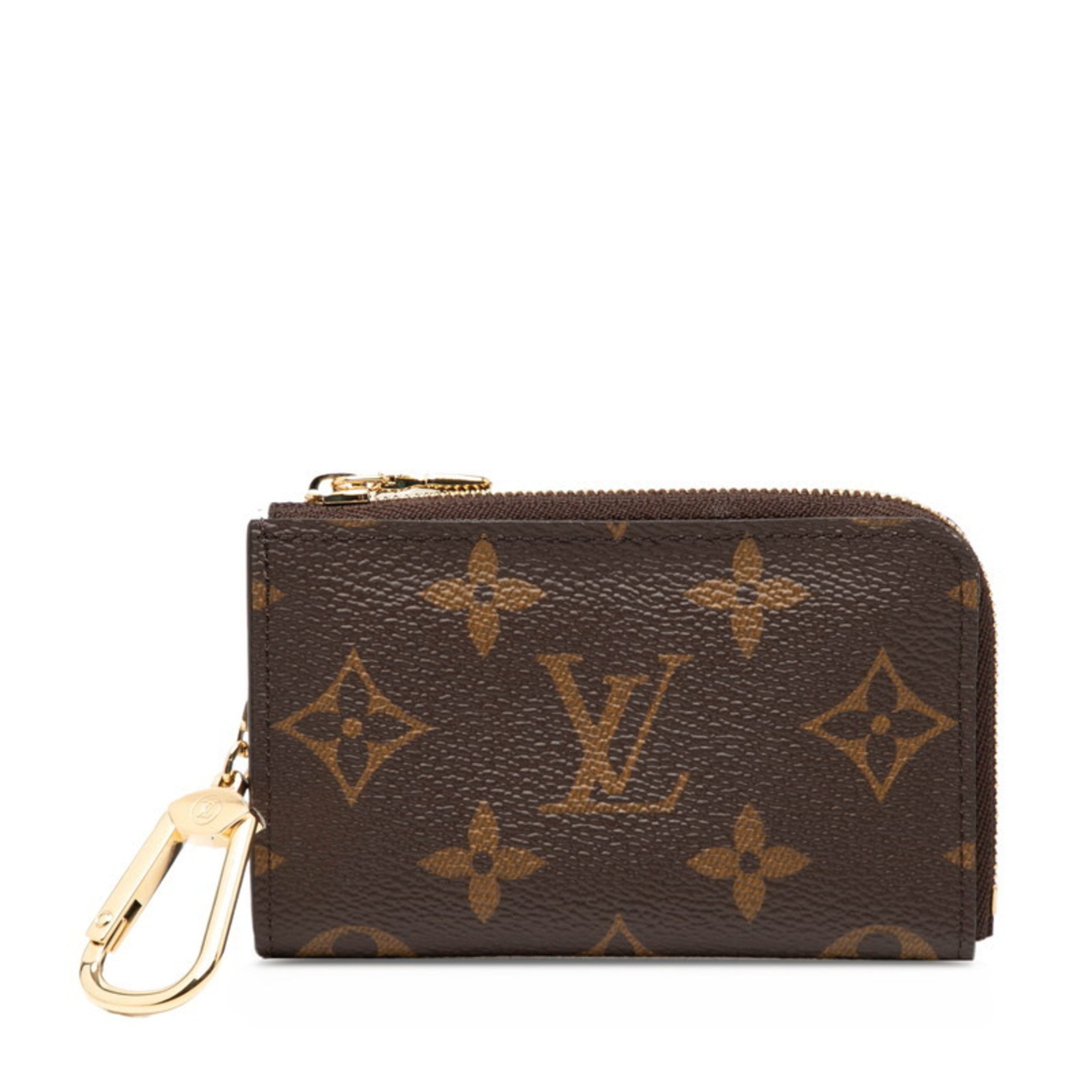 Louis Vuitton Brown Pvc Leather Coin Purse/Coin Case (Pre-Owned)