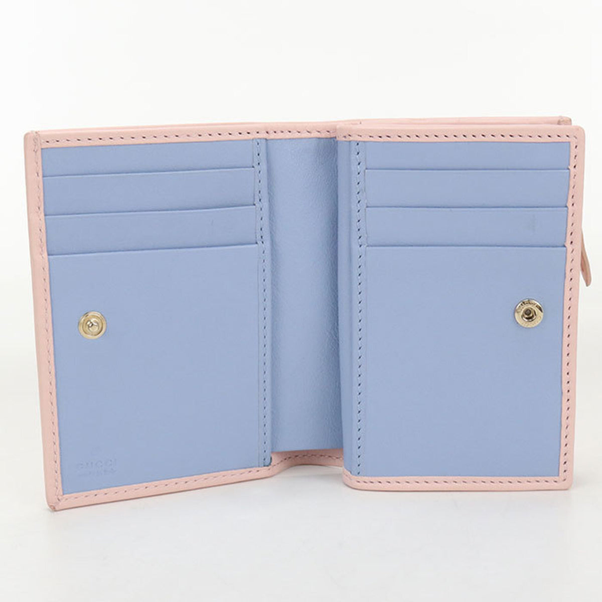 Gucci Pink Leather Wallet (Bi-Fold) (Pre-Owned)