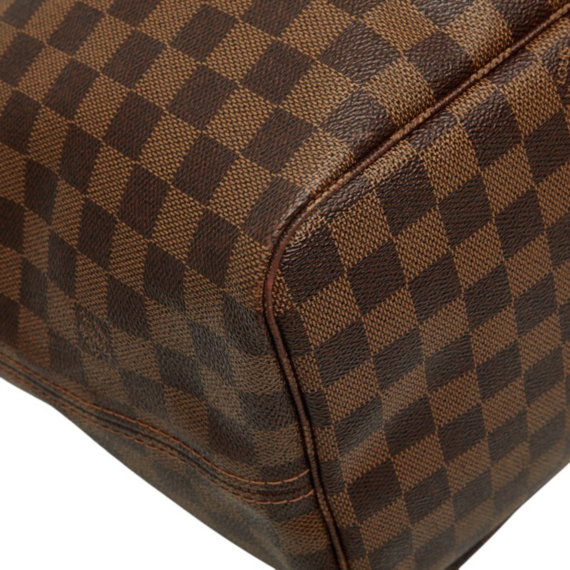 Louis Vuitton Brown Pvc Leather Shoulder Bag Tote Bag (Pre-Owned)