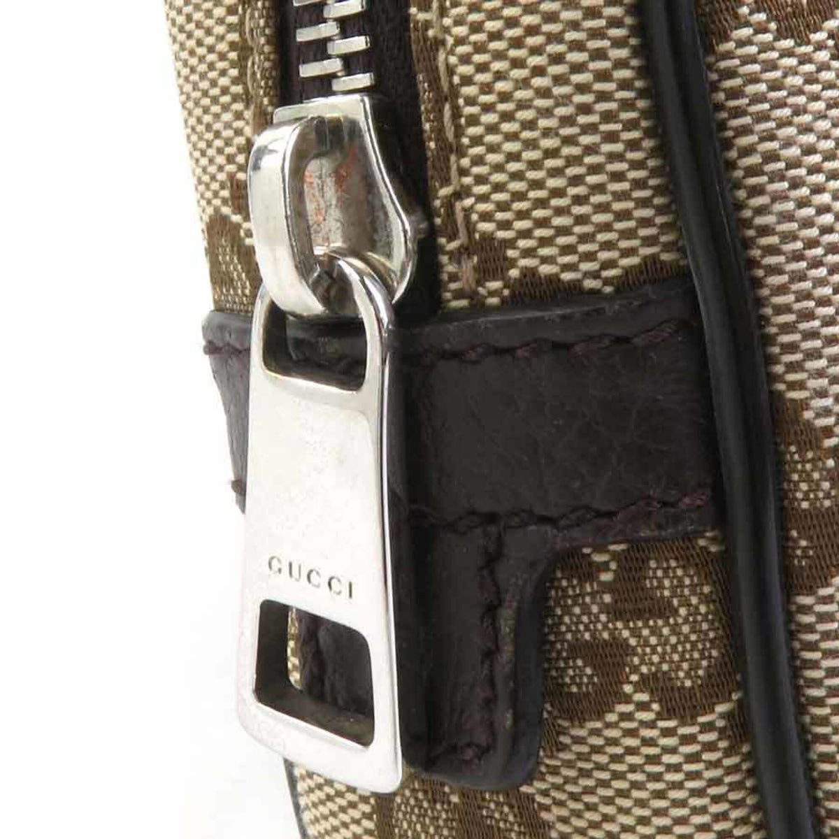 Gucci Brown Gg Canvas Fanny Pack Sling Bag (Pre-Owned)