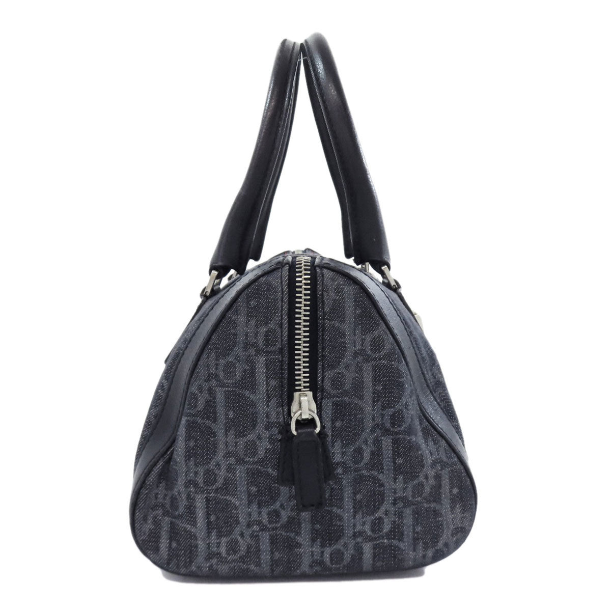 Christian Dior Black Canvas Leather Handbag (Pre-Owned)
