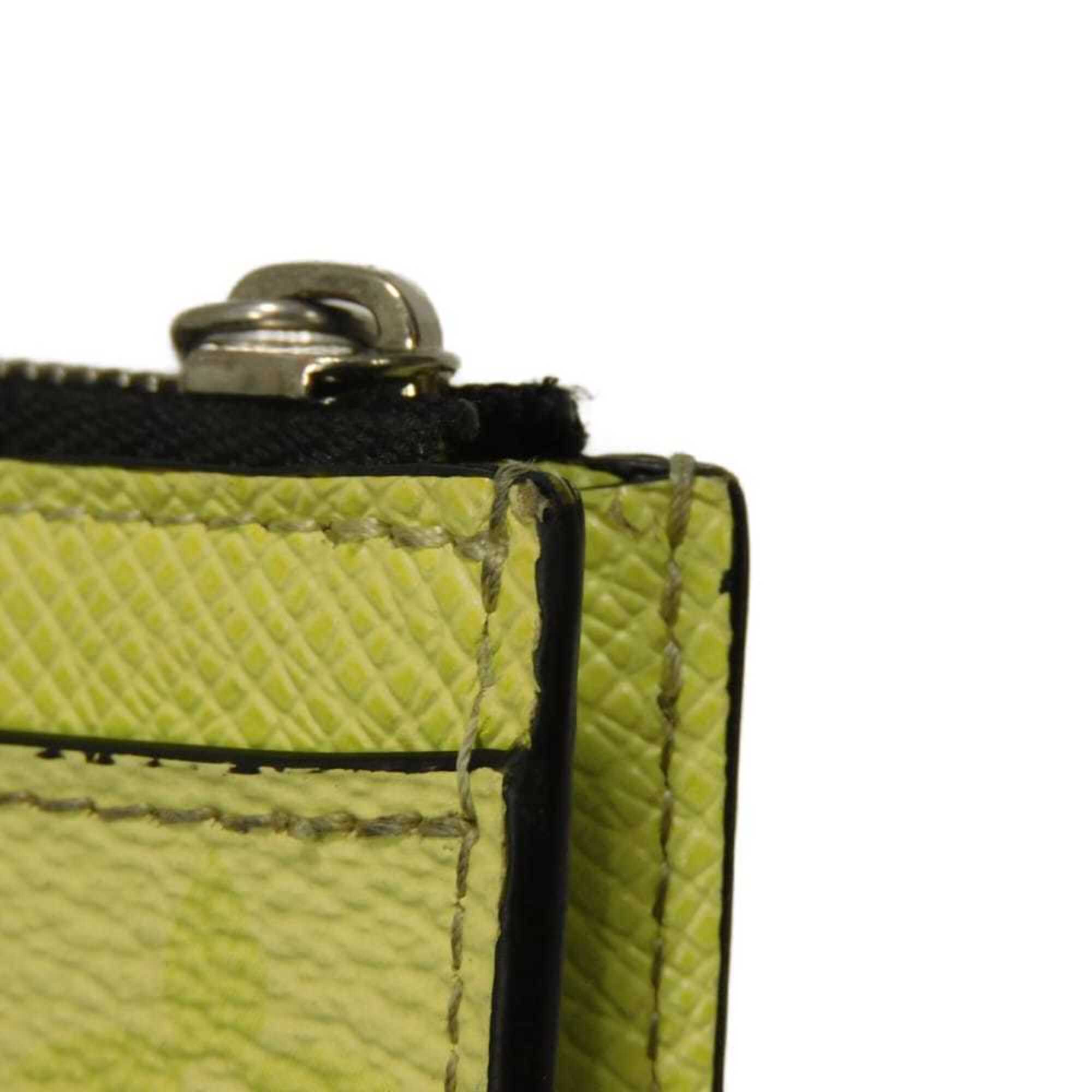 Louis Vuitton Yellow Taigarama Coin Purse/Coin Case (Pre-Owned)