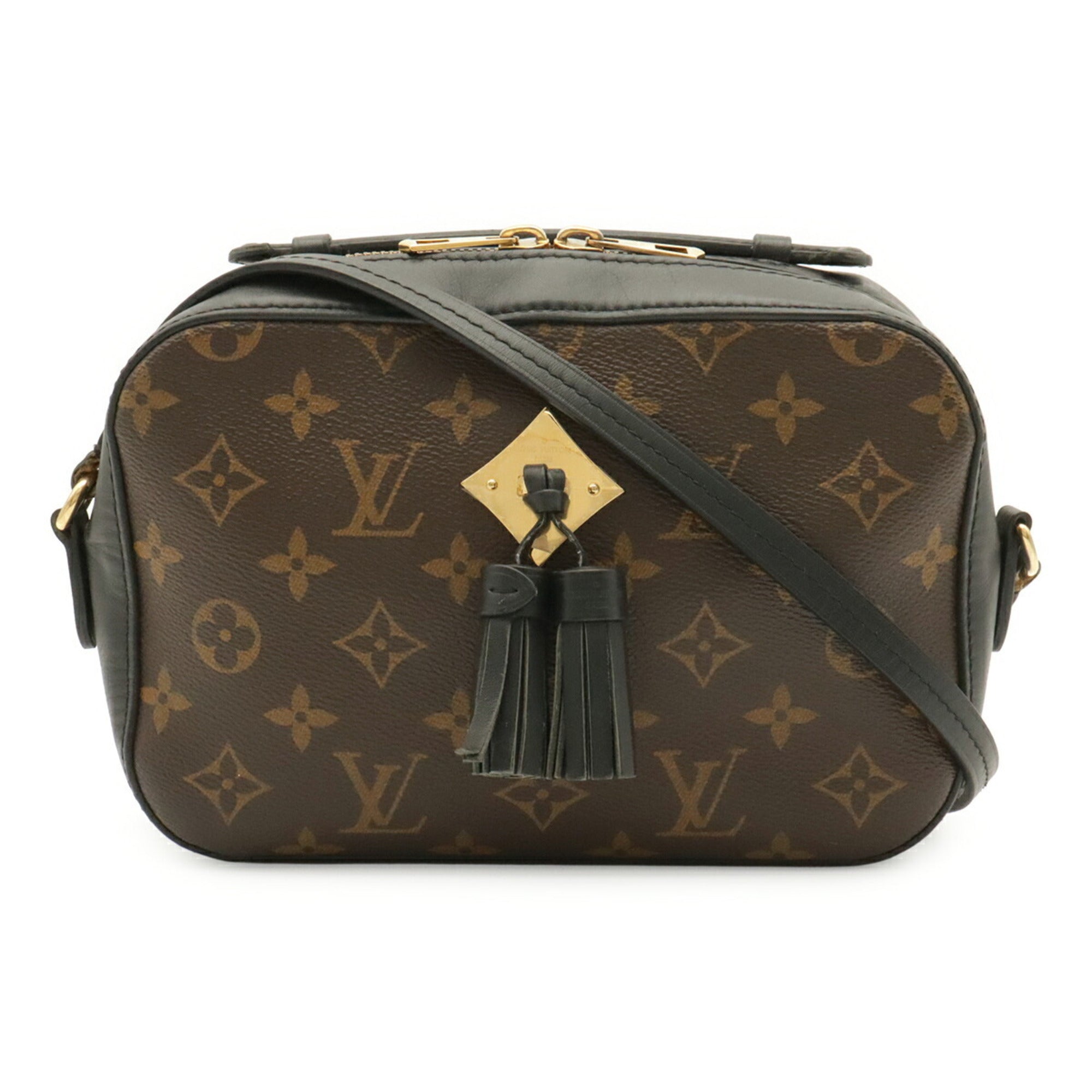 Louis Vuitton Noir Monogram Canvas Handbag Pochette Shoulder Bag (Pre-Owned)