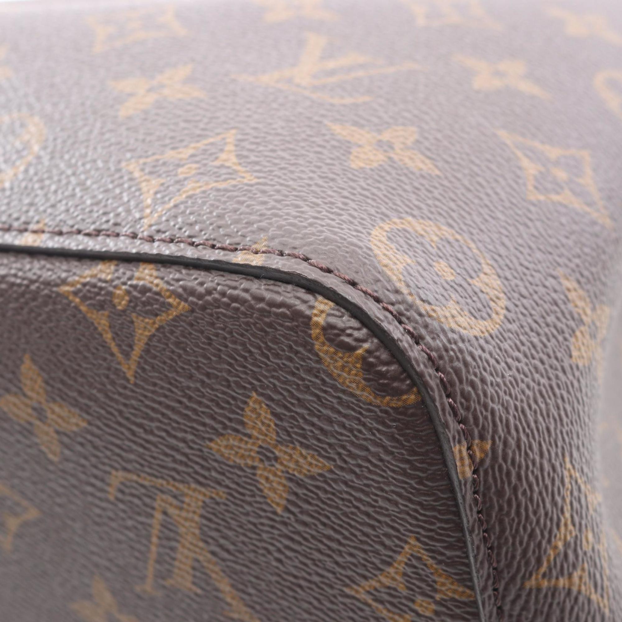Louis Vuitton Brown Monogram Pink Rose Poudre Coated Canvas Leather Handbag Shoulder Bag (Pre-Owned)