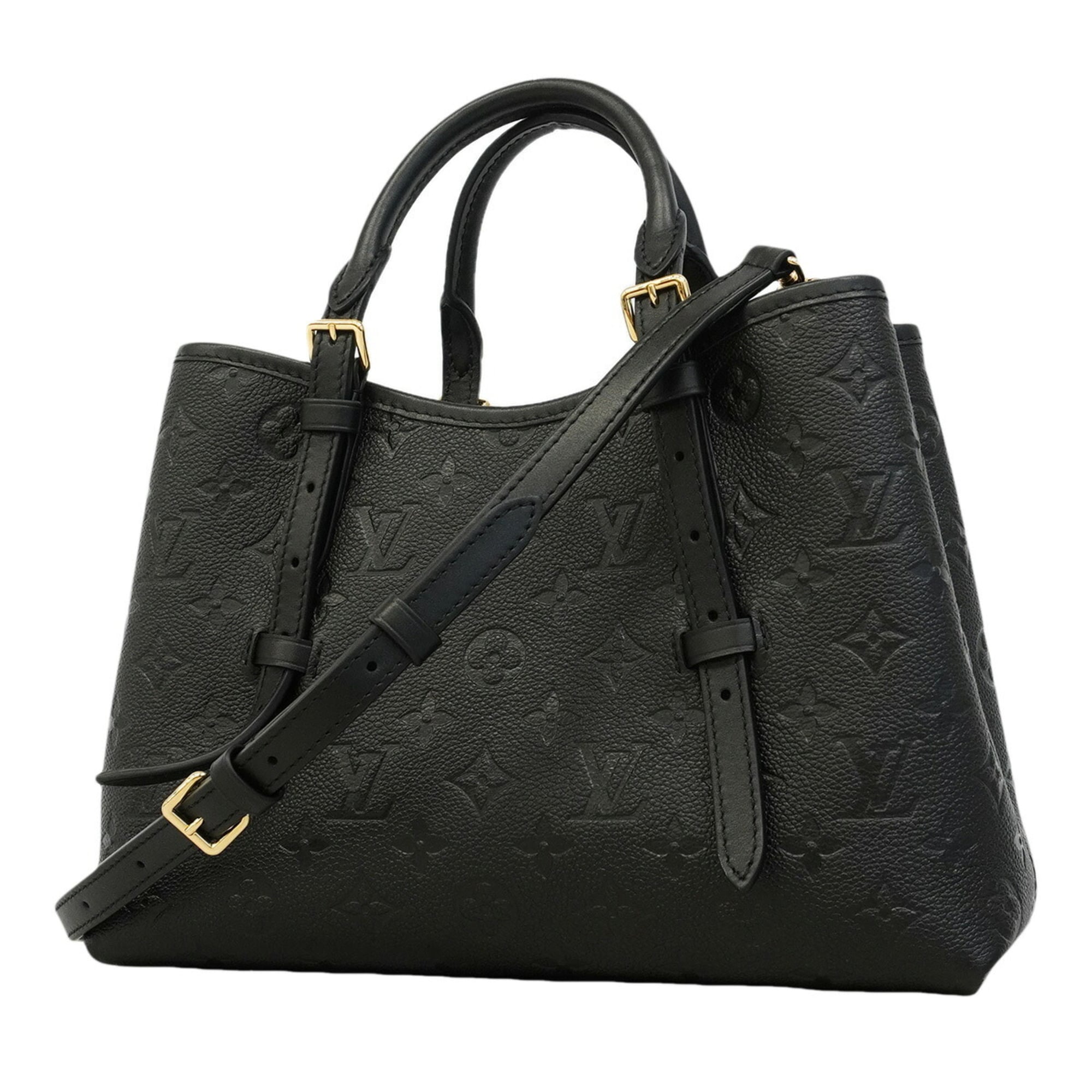 Louis Vuitton Noir Handbag (Pre-Owned)