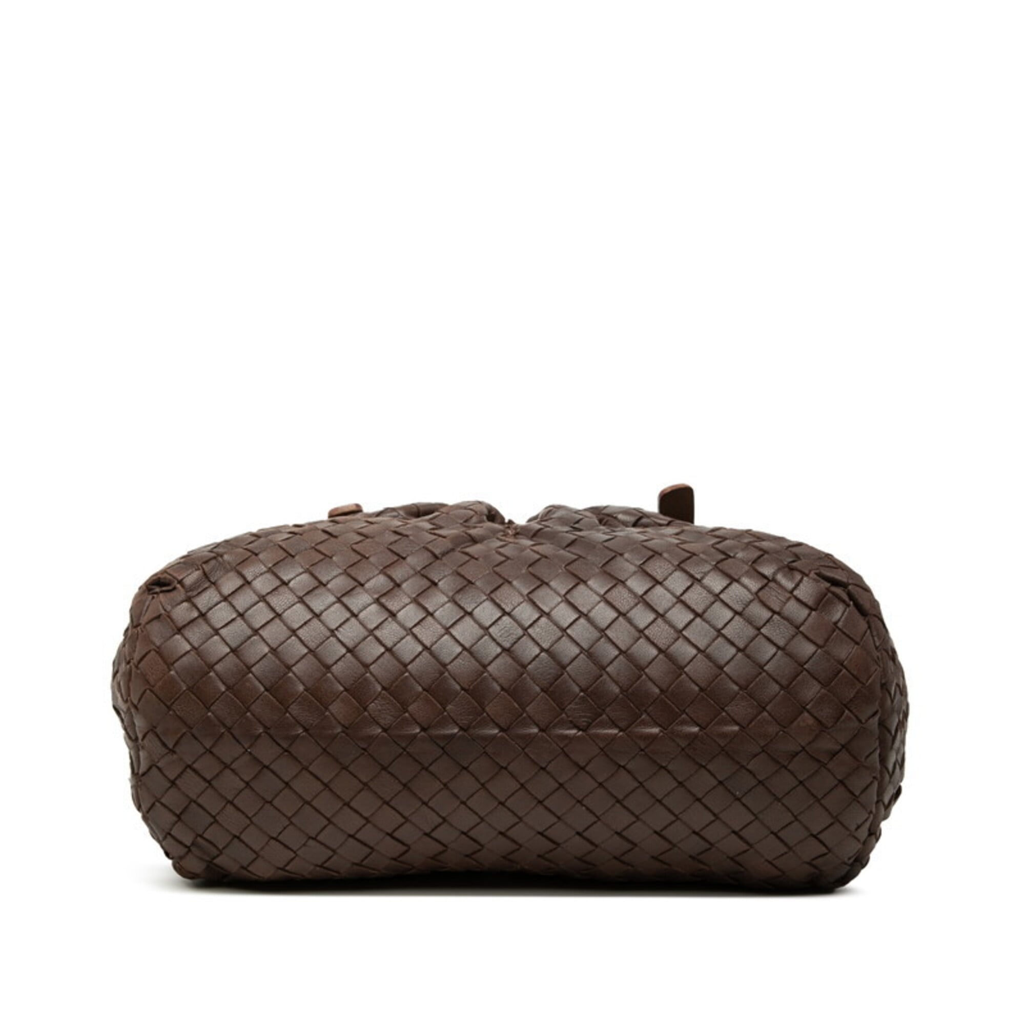 Bottega Veneta Brown Leather Shoulder Bag Tote Bag (Pre-Owned)
