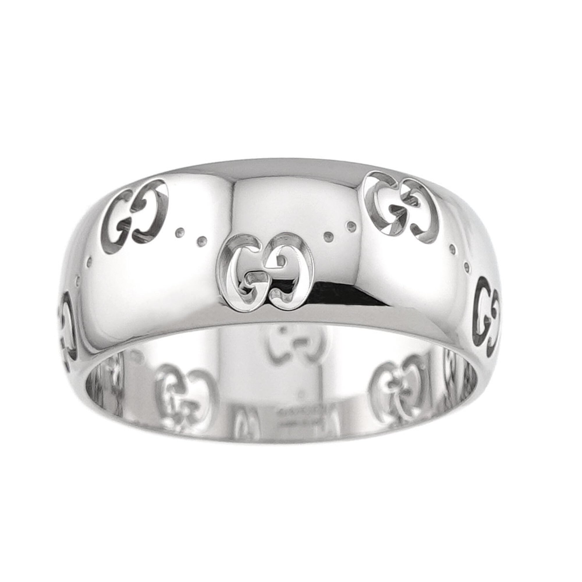 Gucci White Gold (18K) Band Ring (Pre-Owned)