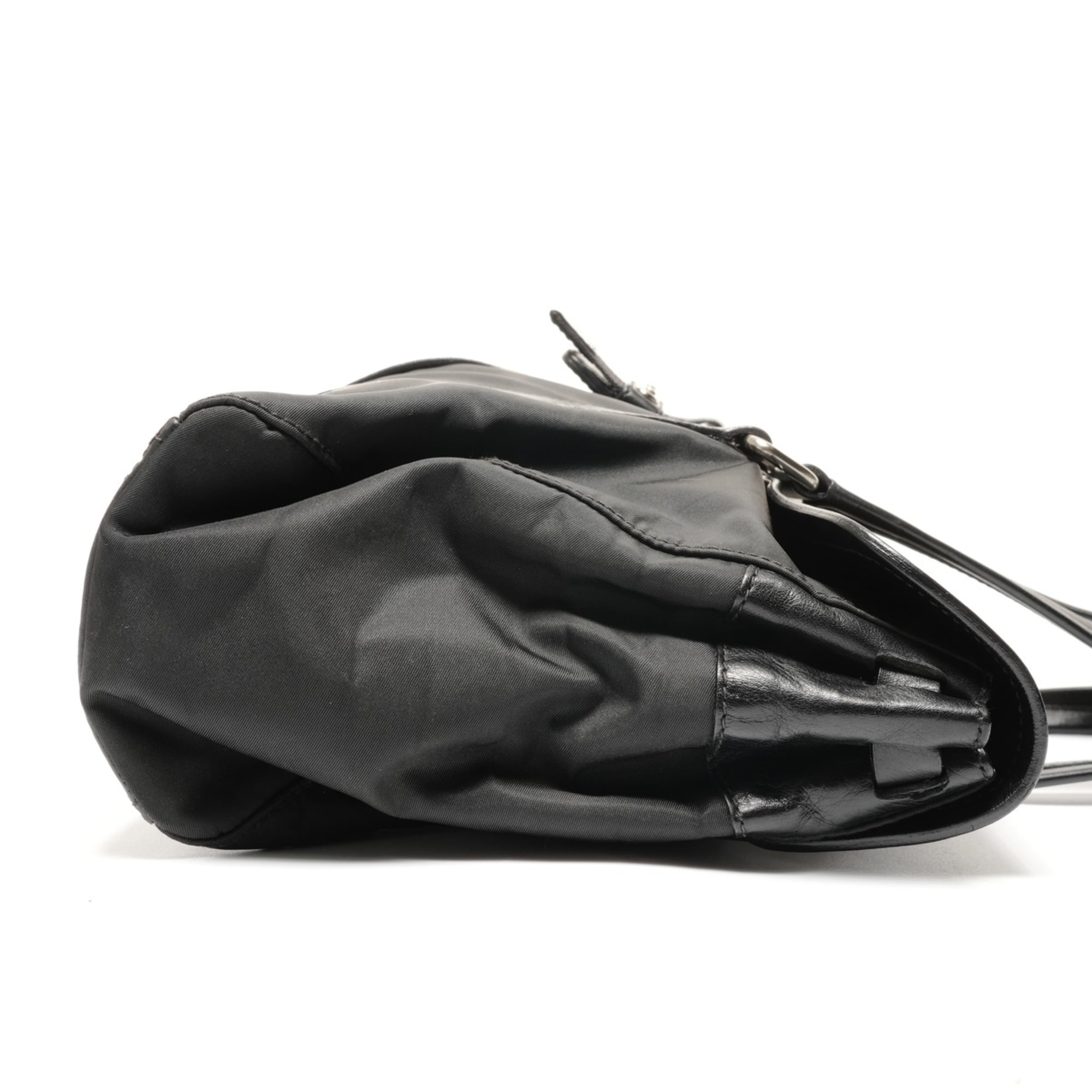 Prada Black Nylon Shoulder Bag (Pre-Owned)