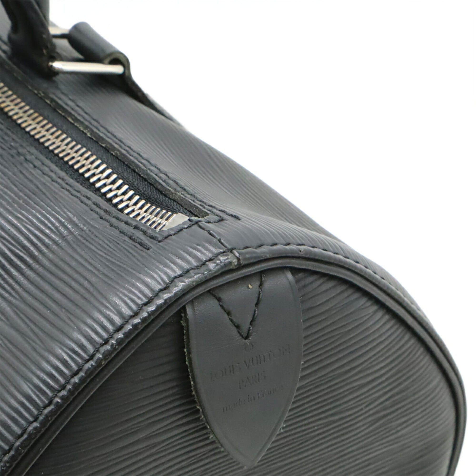 Louis Vuitton Noir Epi Leather Boston Bag Handbag (Pre-Owned)