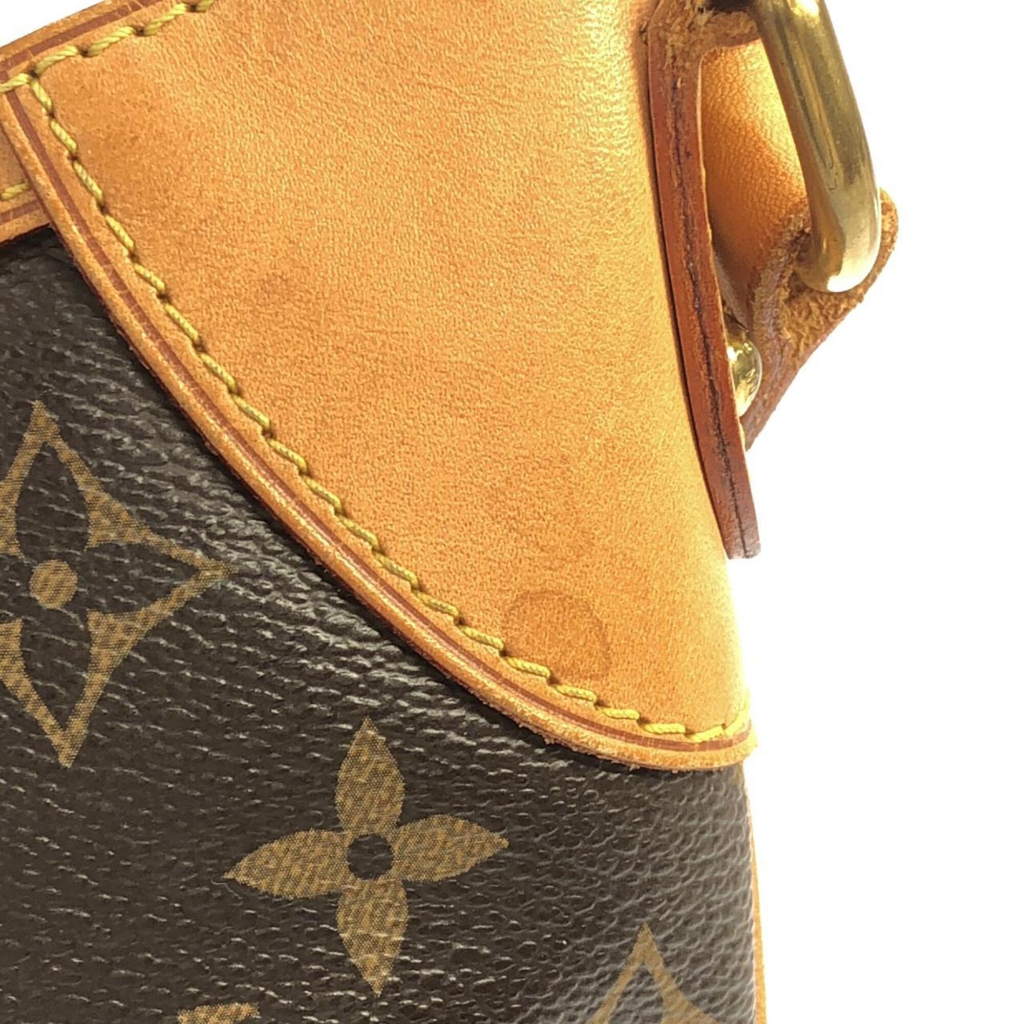 Louis Vuitton Brown Coated Canvas Shoulder Bag (Pre-Owned)