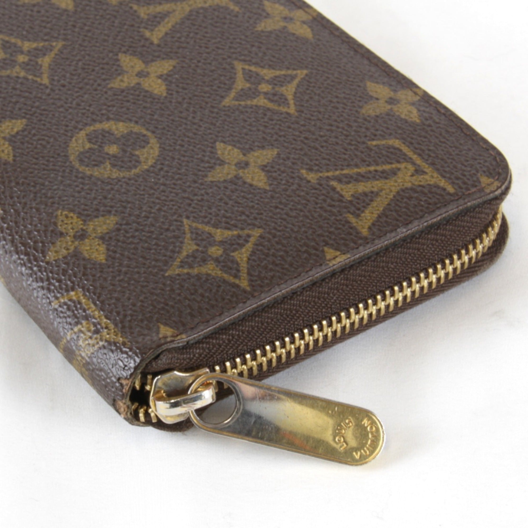 Louis Vuitton Brown Monogram Canvas Long Wallet (Bi-Fold) (Pre-Owned)