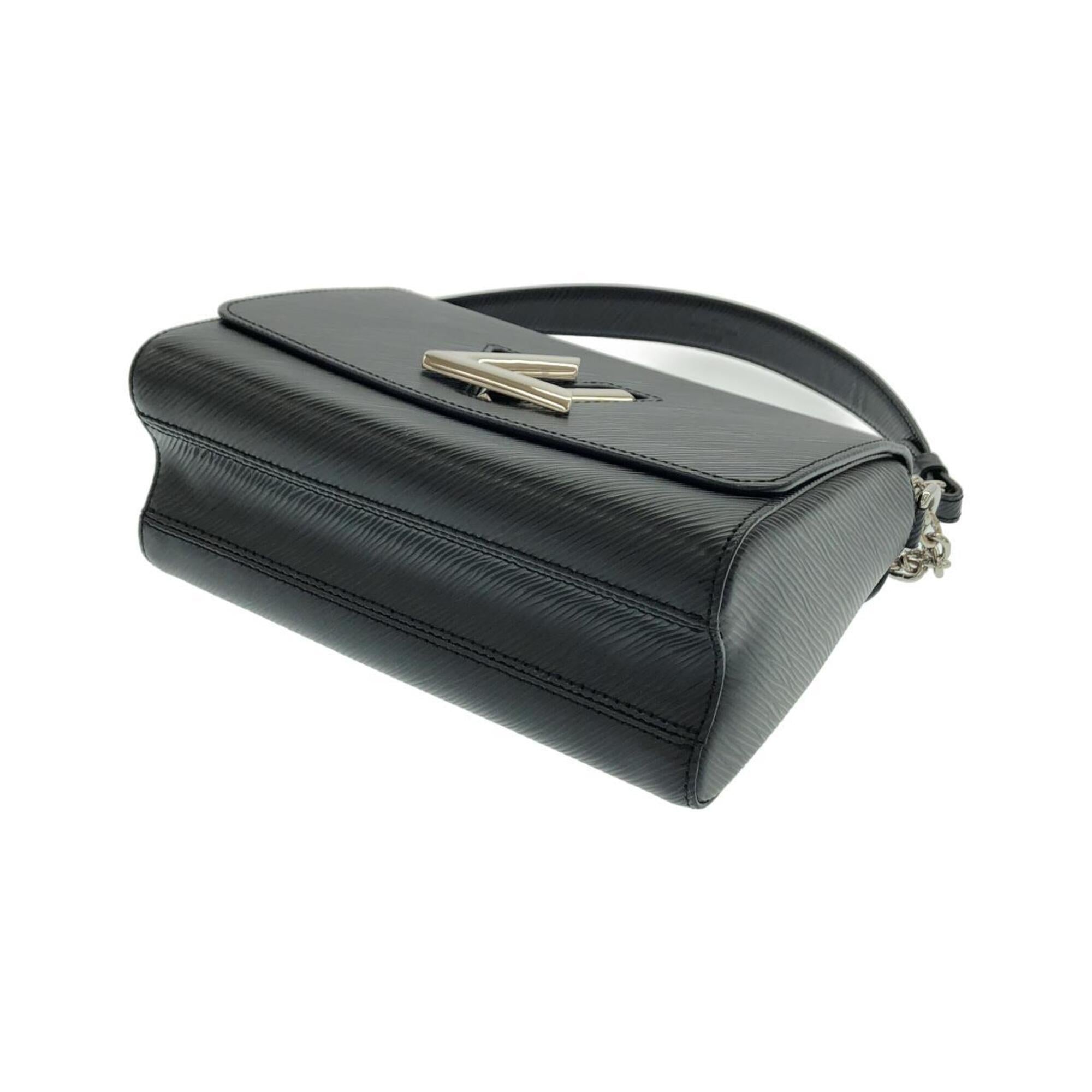 Louis Vuitton Black Leather Shoulder Bag (Pre-Owned)