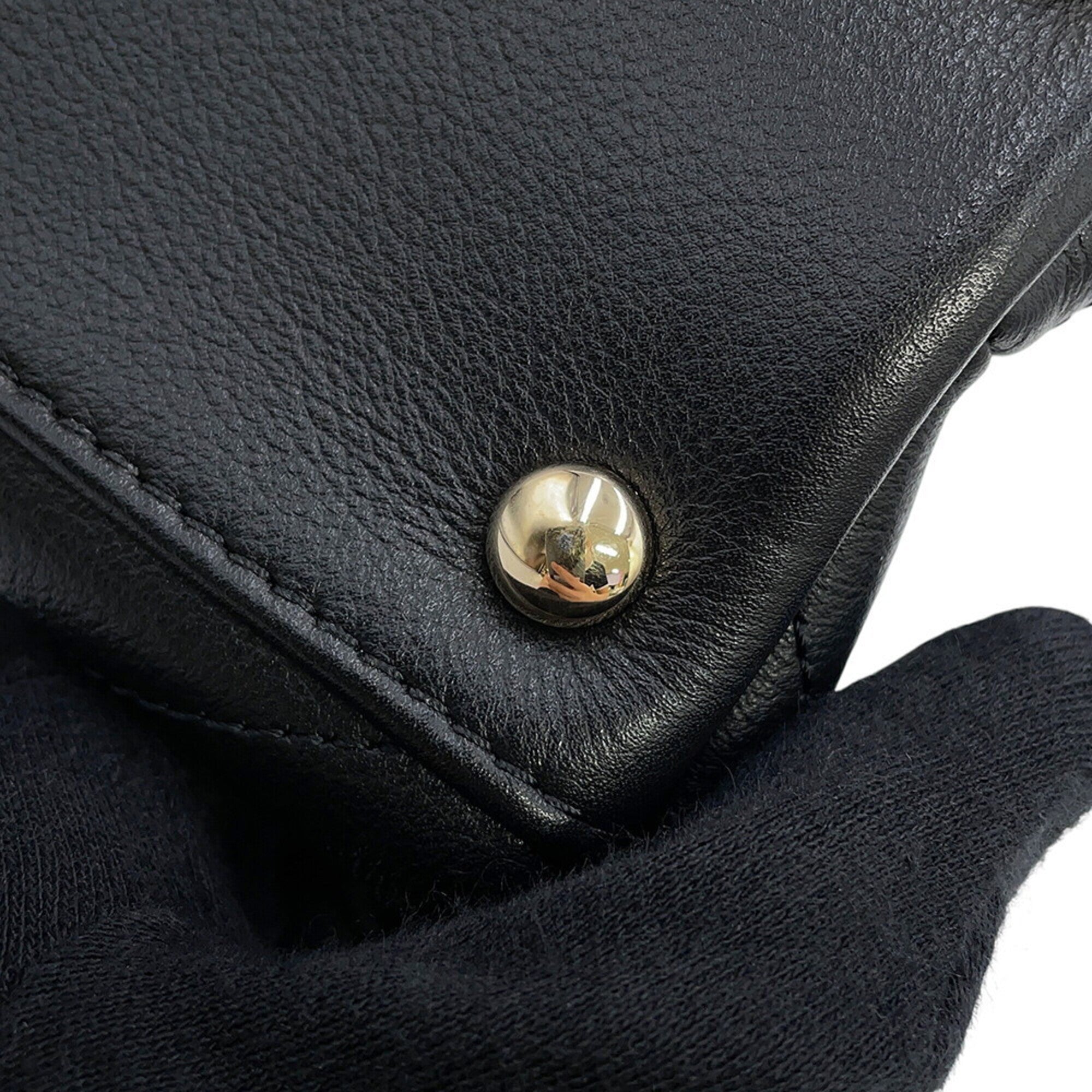 Chanel Black Champagne Gold Handbag (Pre-Owned)