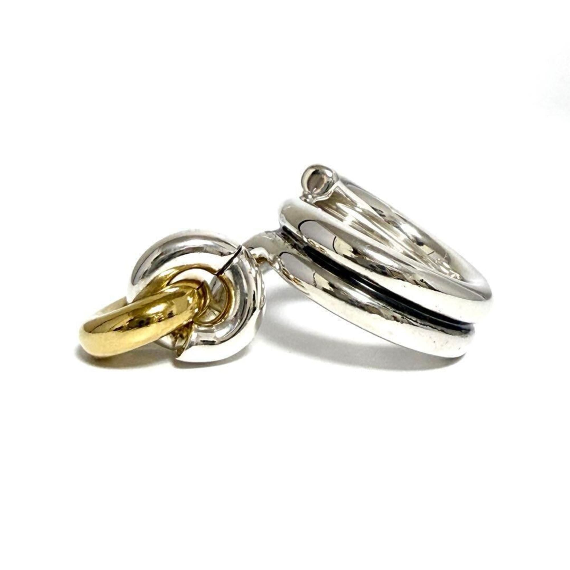 Bottega Veneta Silver 925 Band Ring (Pre-Owned)