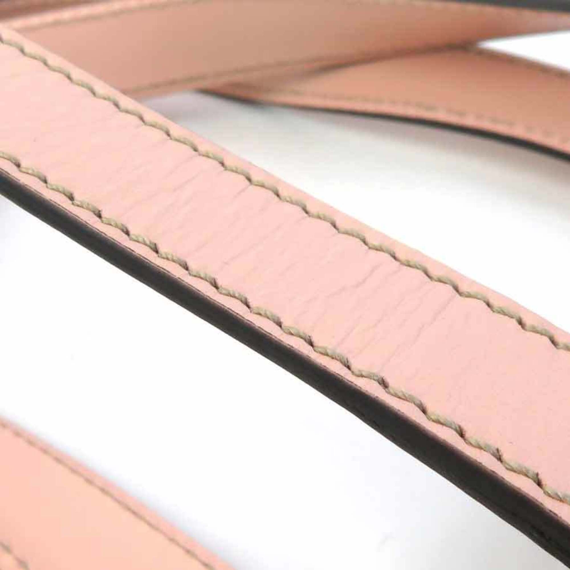 Gucci Multi-Color Pink Canvas Leather Handbag (Pre-Owned)