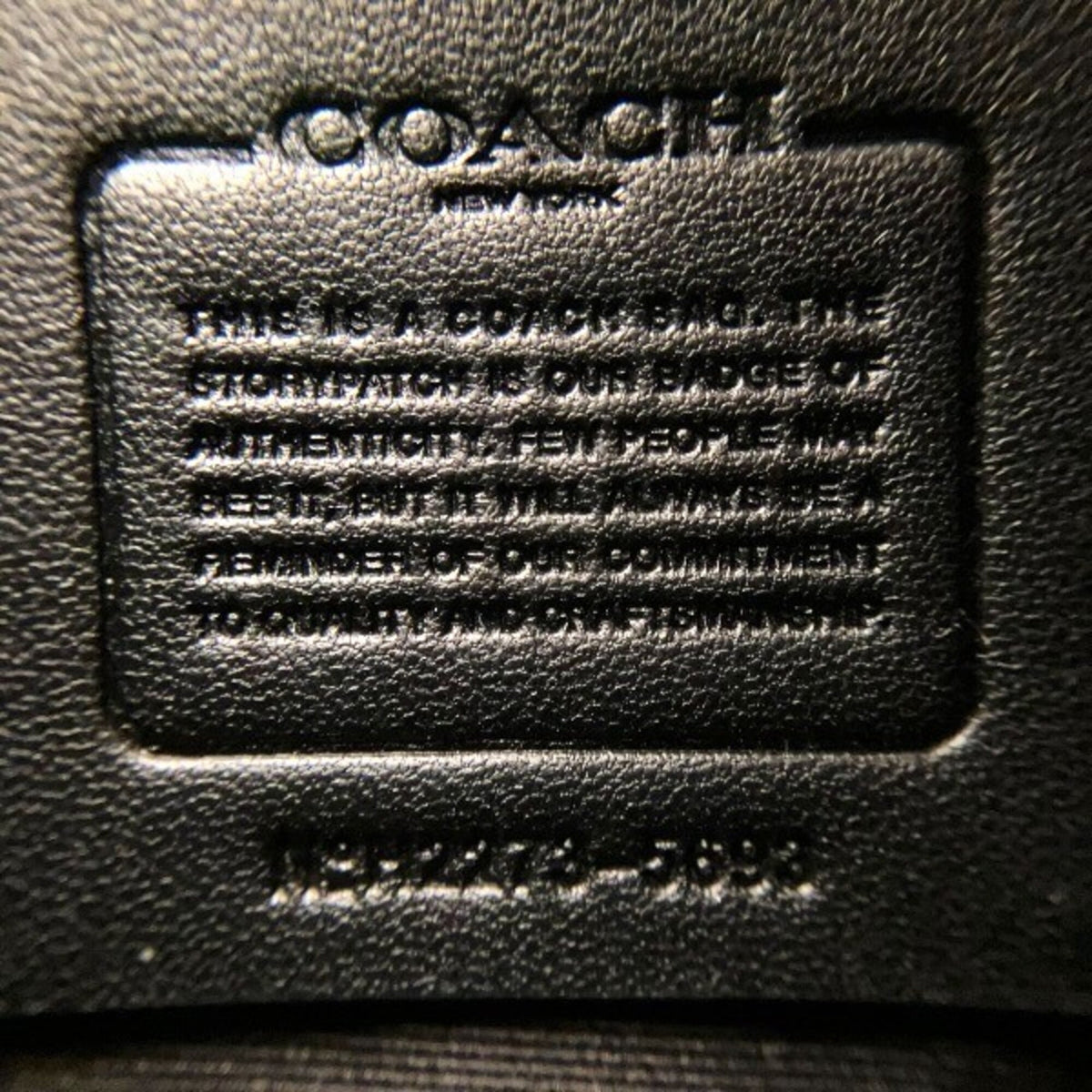 Coach Black Brown Canvas Leather Handbag (Pre-Owned)