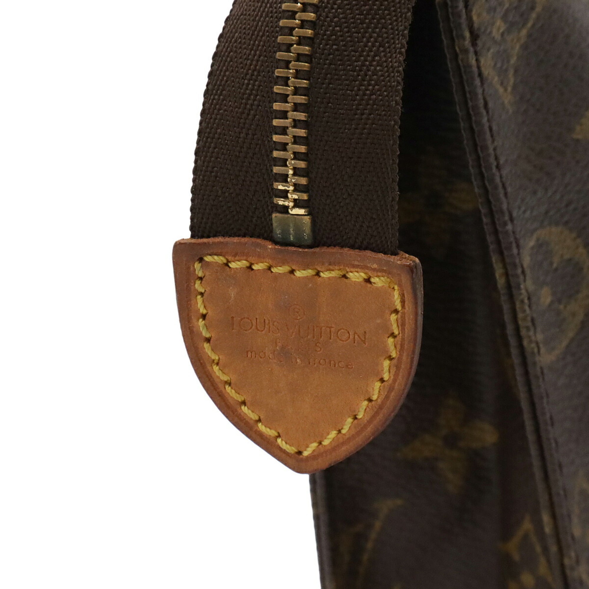 Louis Vuitton Brown Monogram Canvas Handbag Pouch (Pre-Owned)