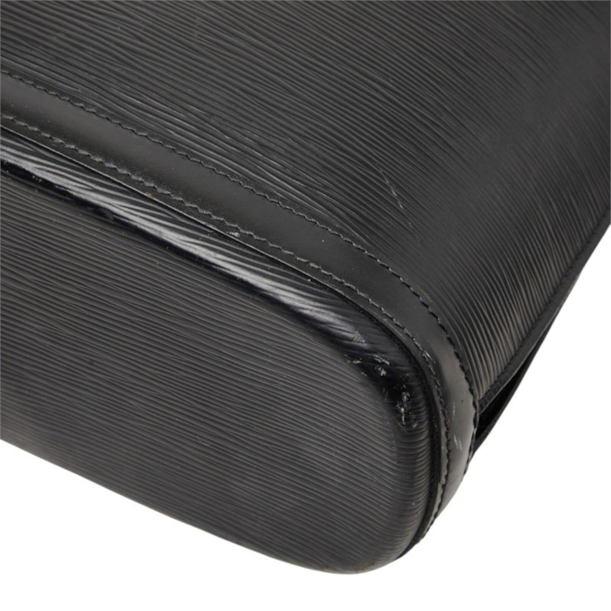 Louis Vuitton Epi Black Noir Leather Shoulder Bag Tote Bag (Pre-Owned)