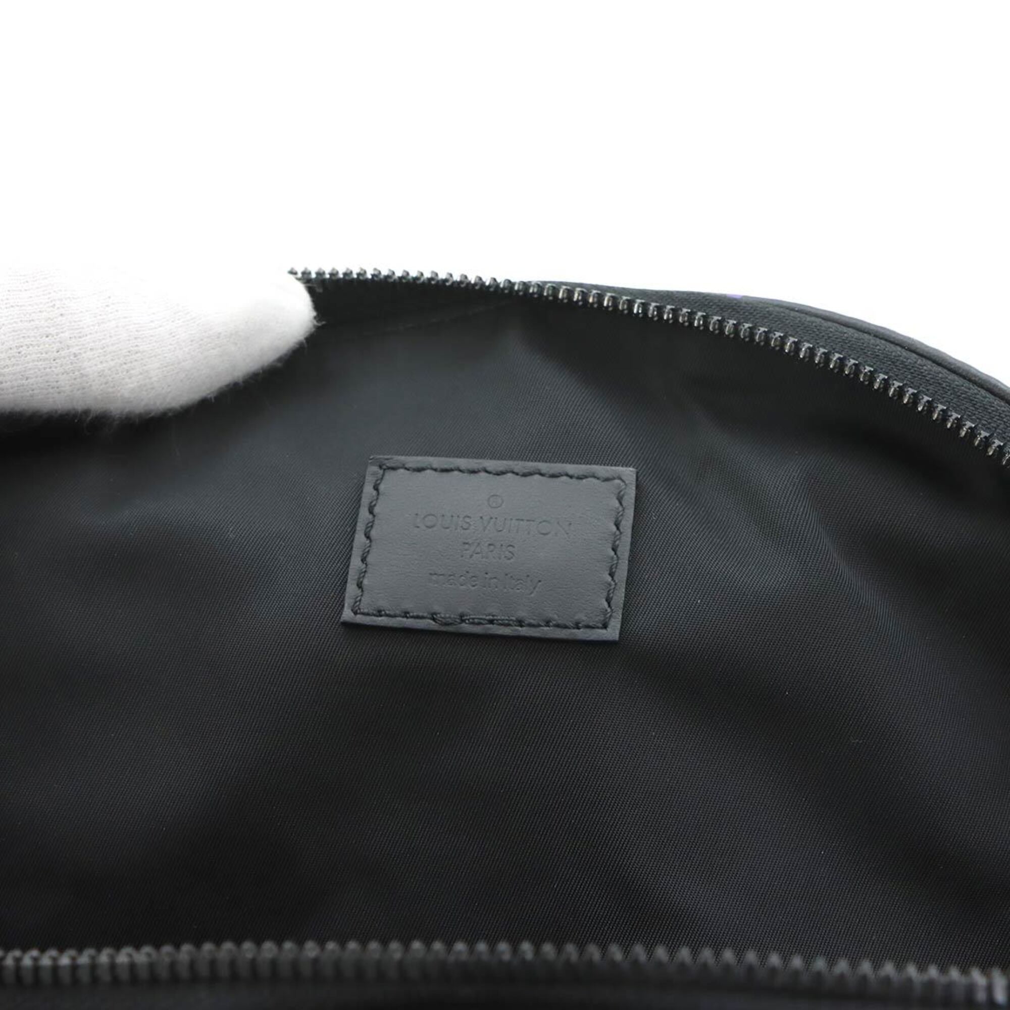 Louis Vuitton Black Monogram Leather Handbag Sling Bag (Pre-Owned)